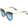 Women's Oversize Cat Eye Mirrored Lens Round Sunglasses A229 sold by ZeroUV