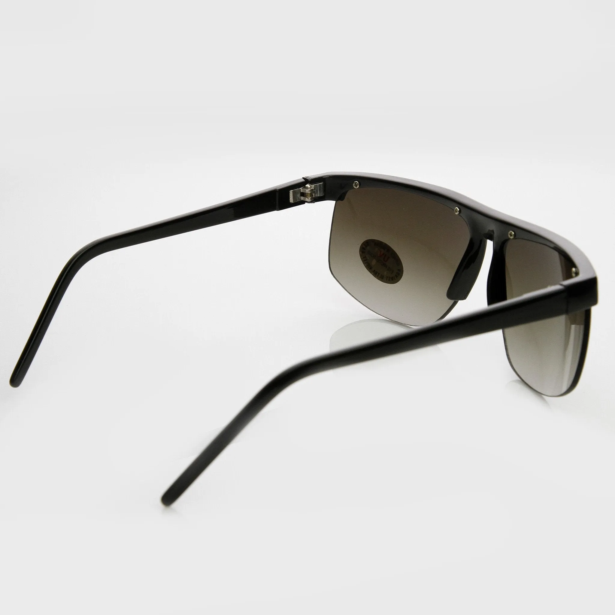 Genuine Half Frame Sports 1980's Flat Top Aviator Sunglasses 7009 sold by ZeroUV product image thumbnail 4