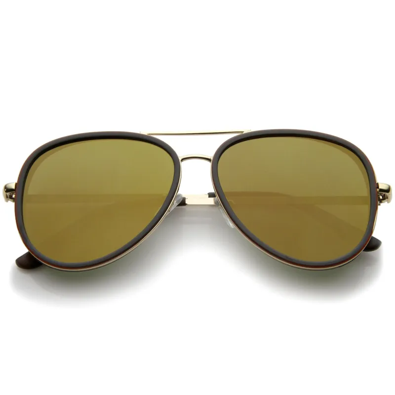 European Roadster Side Cover Mirrored Lens Sunglasses A235 sold by ZeroUV