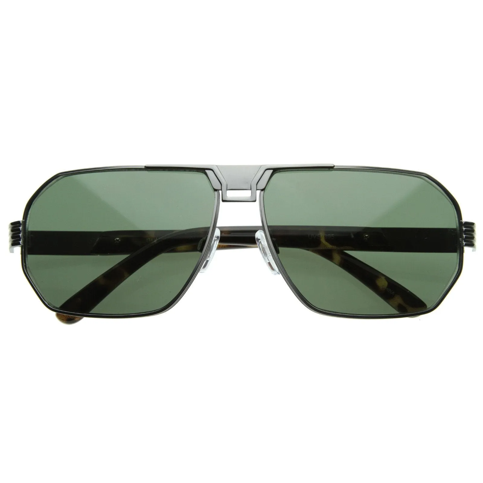 Mens Optical Quality Premium Square Metal Aviator Sunglasses 8364 sold by ZeroUV