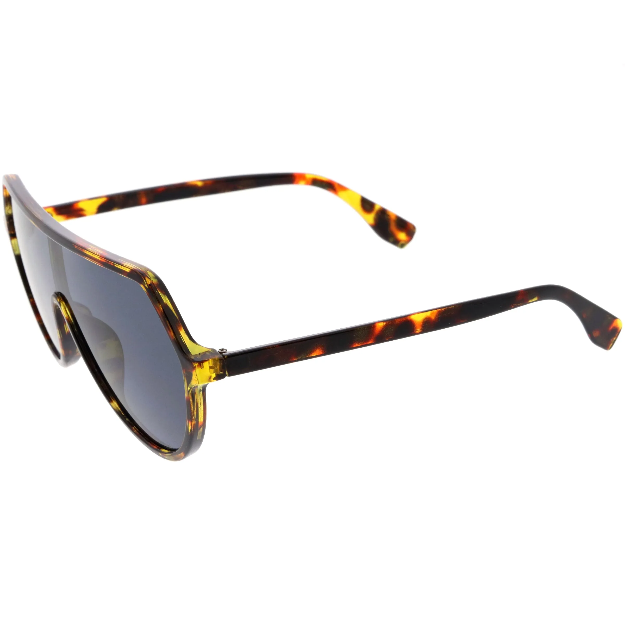 Oversized Contemporary Fashion Geometric Shield Sunglasses D112 sold by ZeroUV product image thumbnail 5
