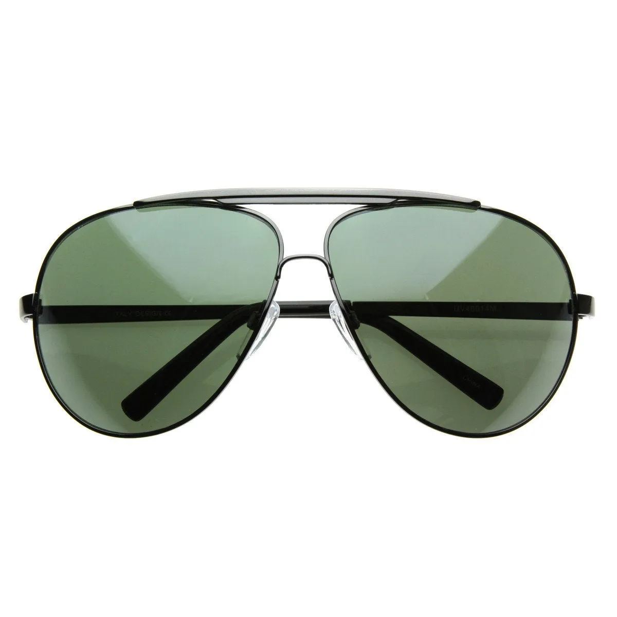 Extra Large Metal Oversize Frame Aviator Sunglasses 1580 70mm sold by ZeroUV product image thumbnail 5
