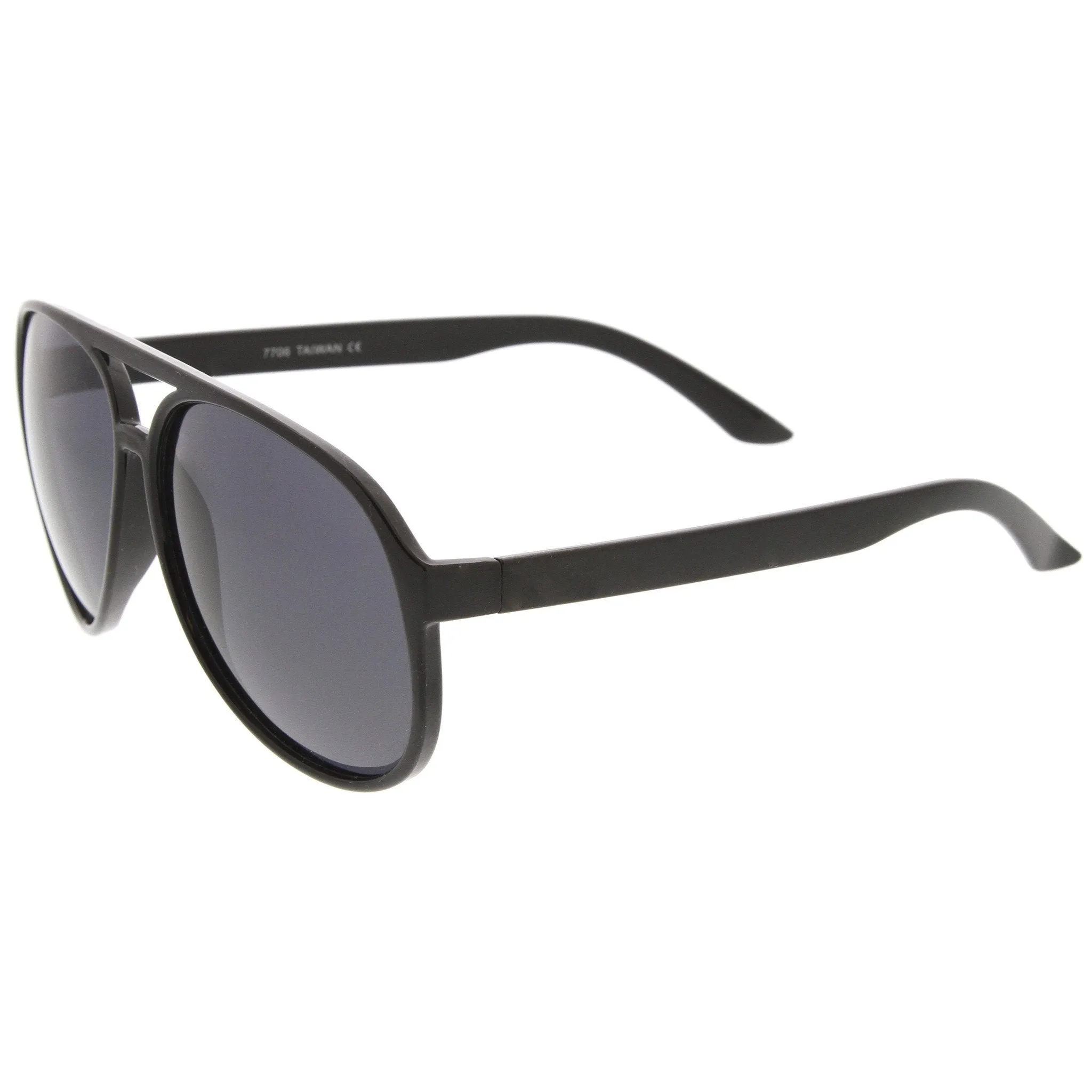 Retro 1980's Fashion Plastic Aviator Polarized Lens Sunglasses 6119 sold by ZeroUV product image thumbnail 3