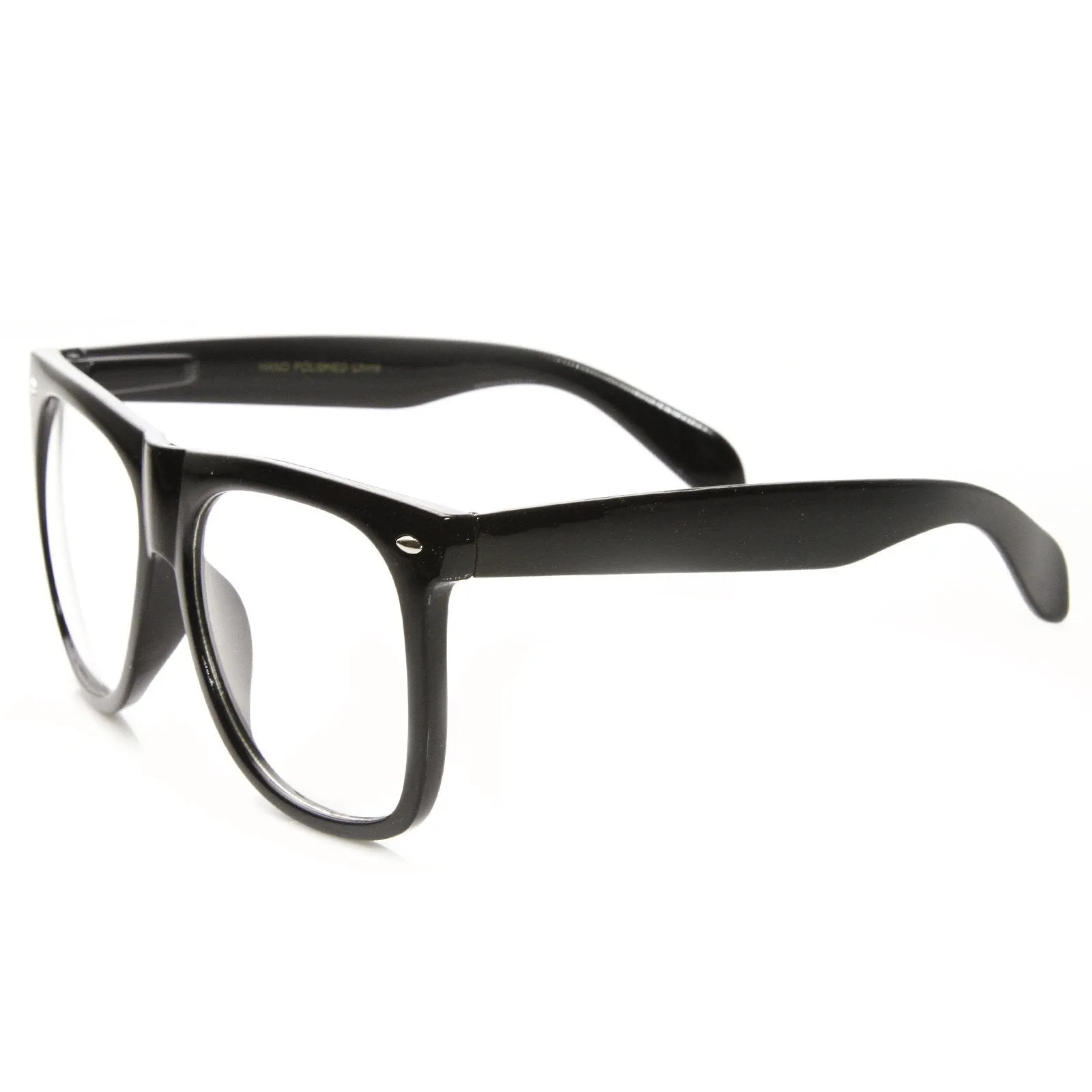 Oversize Hipster Indie Nerd Fashion Clear Lens Horned Rim Glasses 8900 sold by ZeroUV product image thumbnail 3