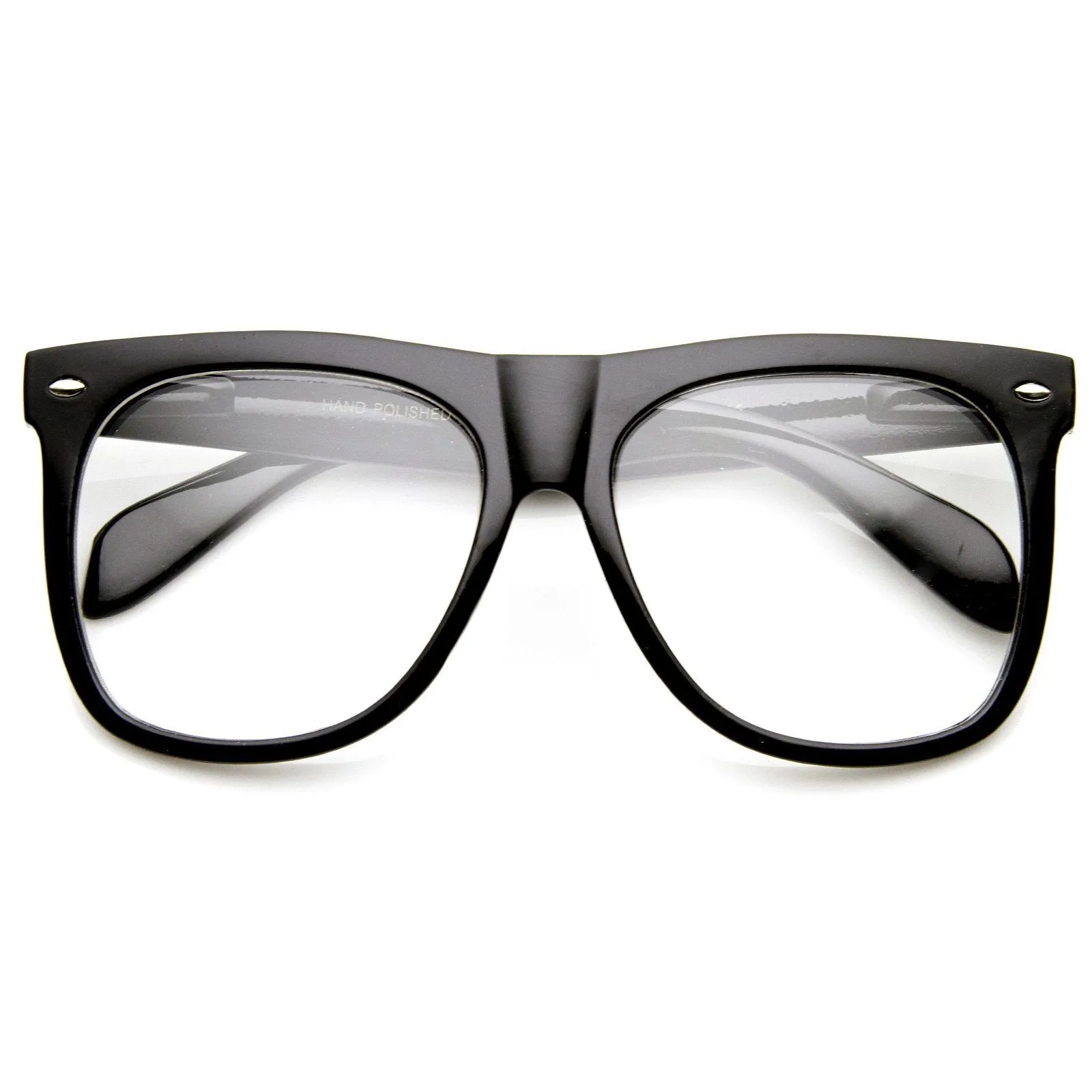 Oversize Hipster Indie Nerd Fashion Clear Lens Horned Rim Glasses 8900 sold by ZeroUV