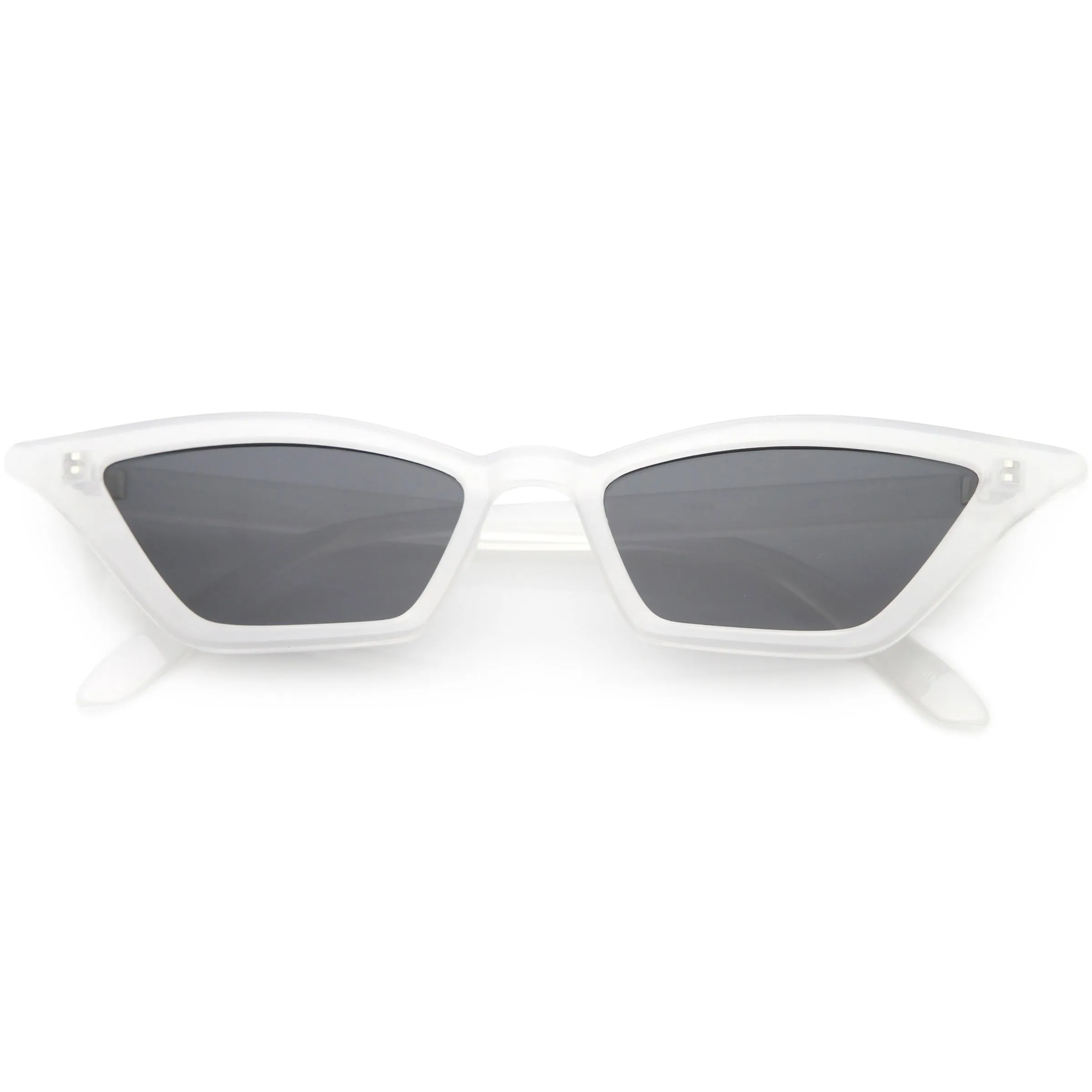 Retro Thin Neutral Colored Lens Cat Eye Sunglasses C734 sold by ZeroUV product image thumbnail 5