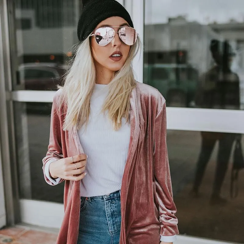 Retro Modern Mirrored Flat Lens Metal Aviator Sunglasses sold by ZeroUV product image thumbnail 3