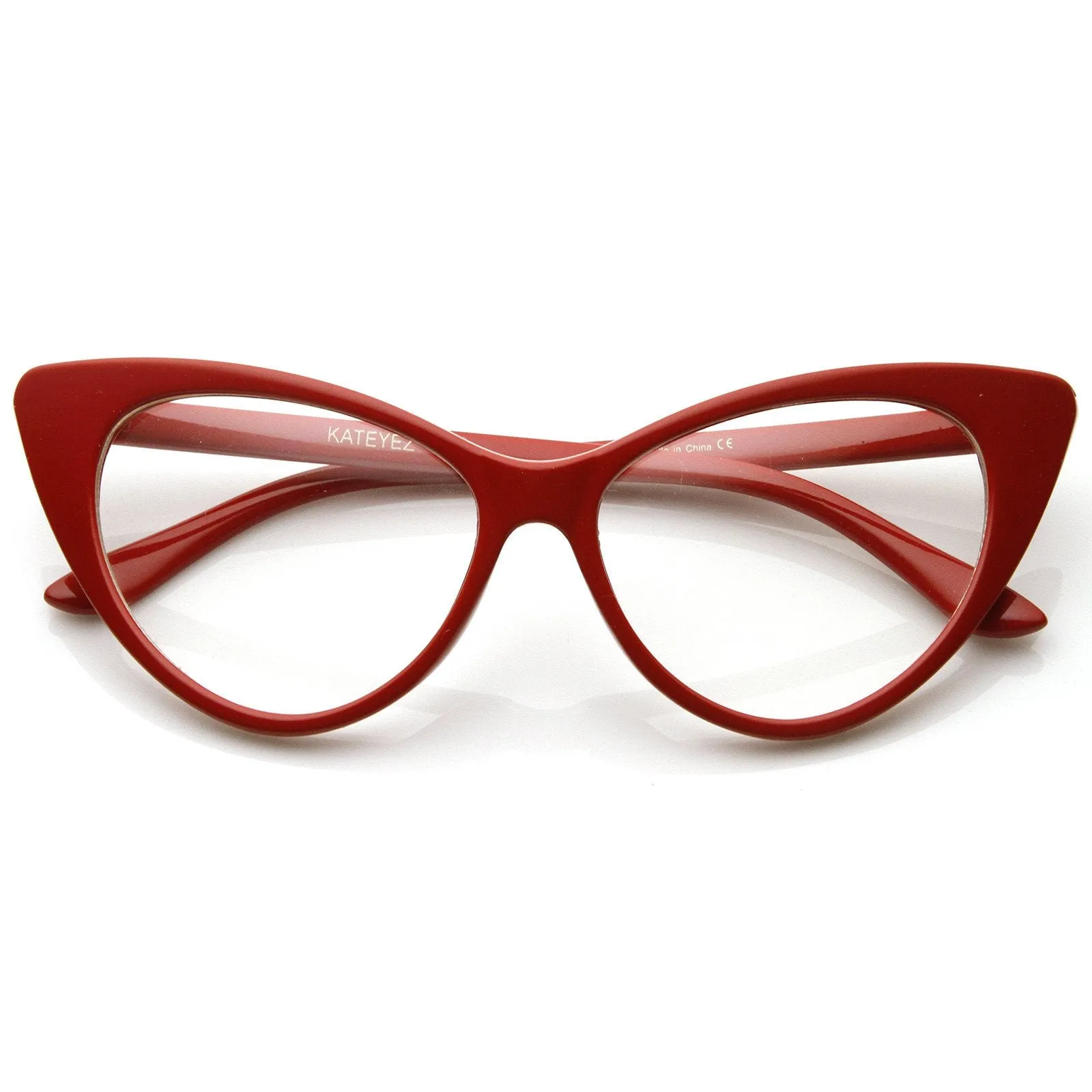 1950's Vintage Mod Fashion Cat Eye Clear Lens Glasses sold by ZeroUV product image thumbnail 5