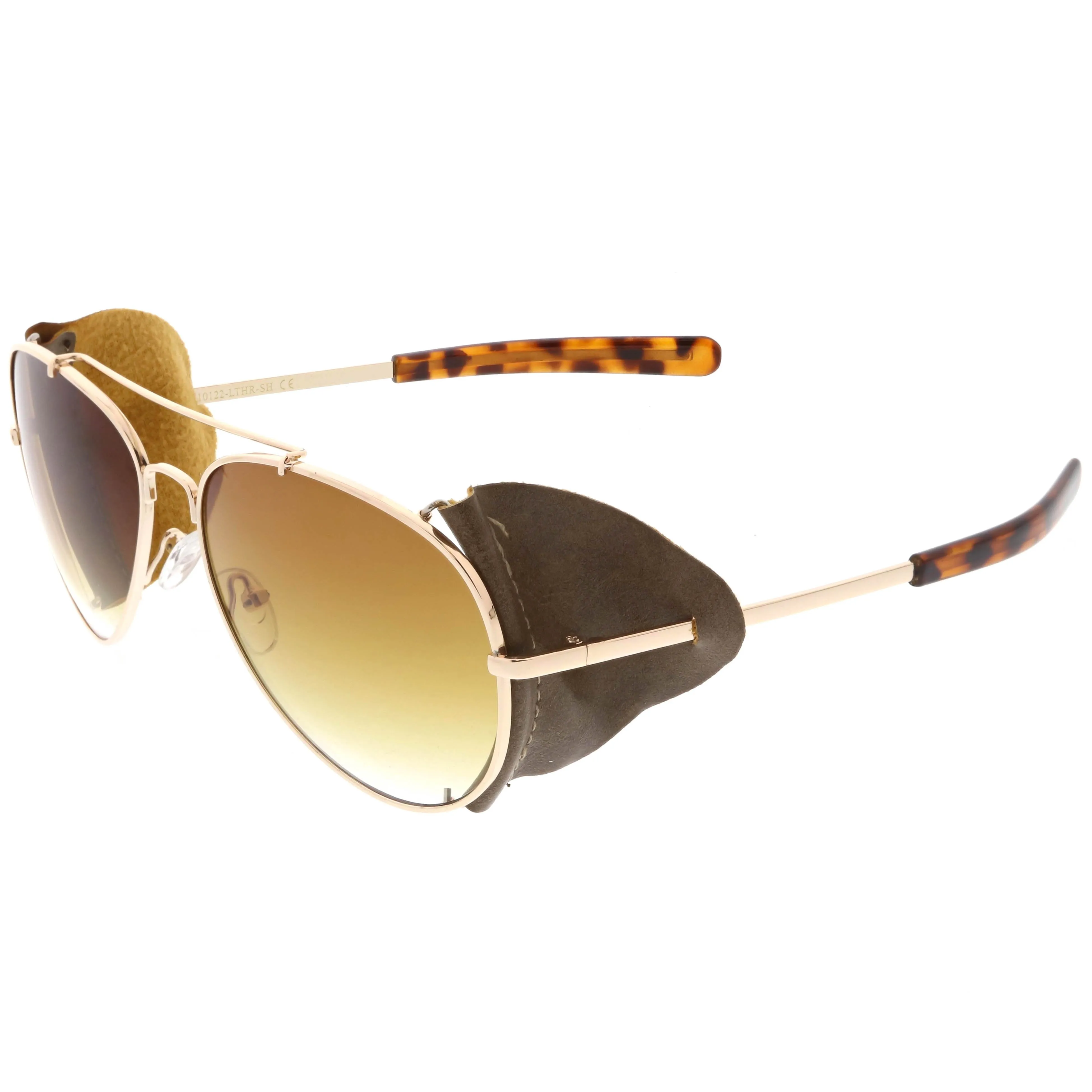 Vintage Steampunk Side Cover Aviator Sunglasses A631 sold by ZeroUV product image thumbnail 5