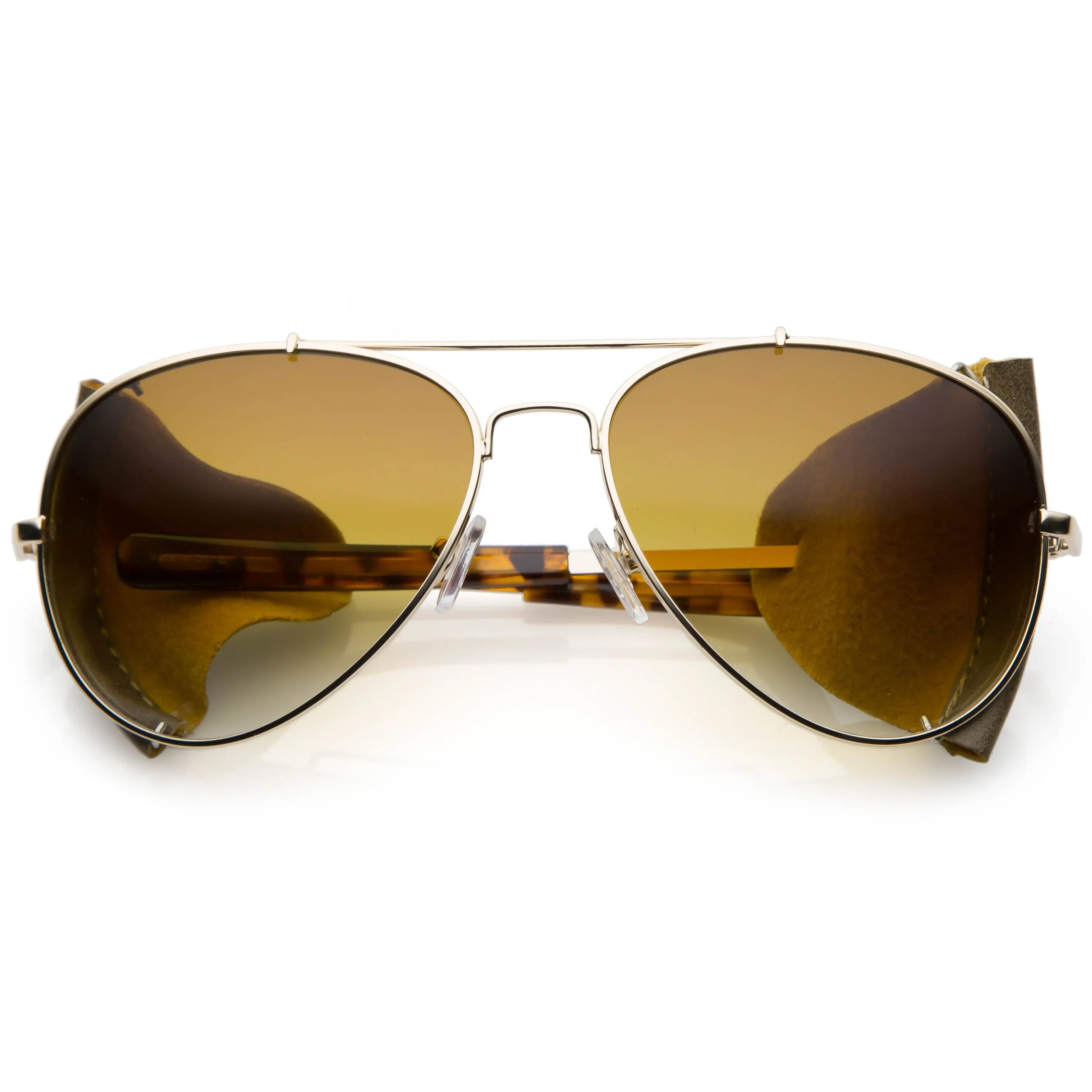 Vintage Steampunk Side Cover Aviator Sunglasses A631 sold by ZeroUV product image thumbnail 3