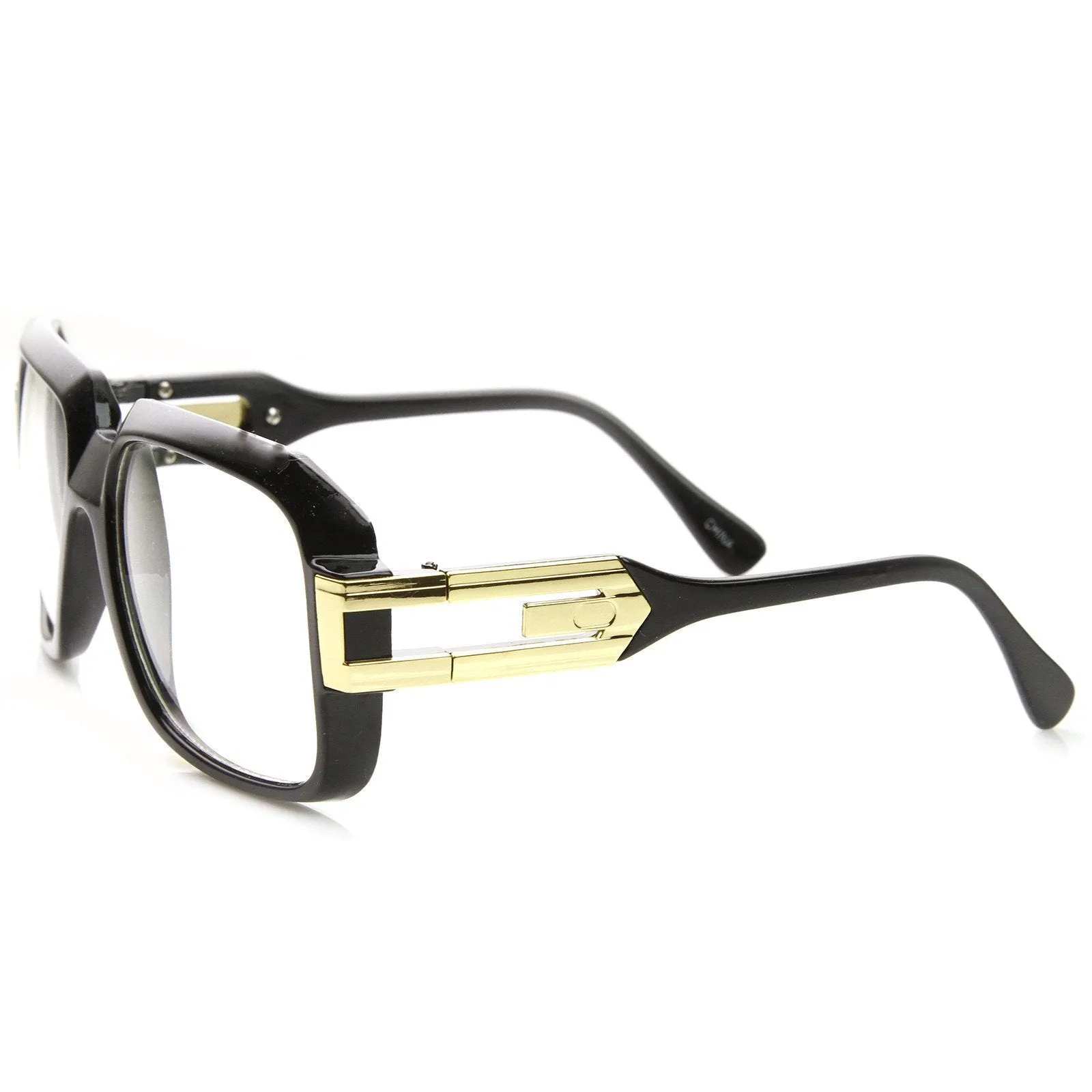 Retro Euro Square Hip Hop 80's Fashion Clear Lens Glasses 8901 sold by ZeroUV product image thumbnail 3