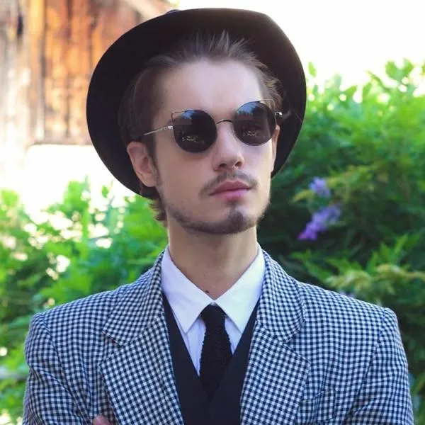 Women's Thin Laser Cut Metal Circle Cat Eye Sunglasses sold by ZeroUV product image thumbnail 4