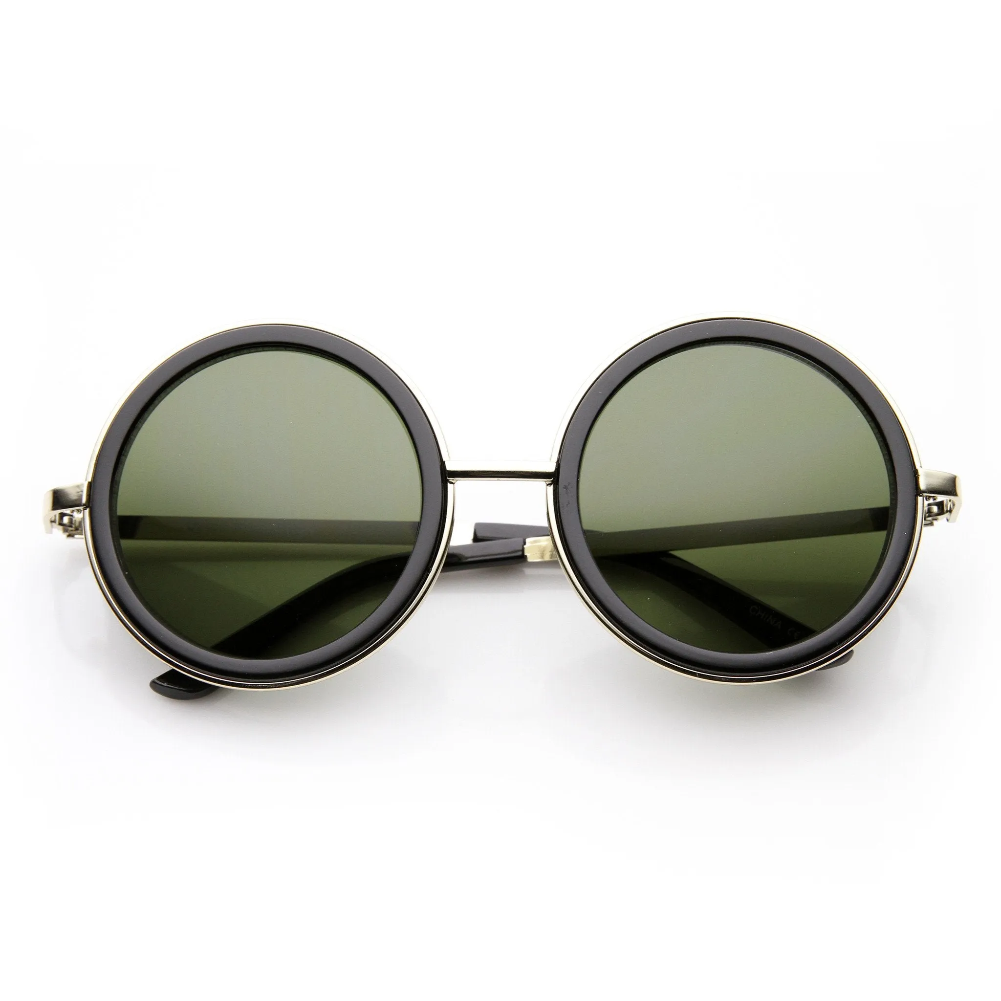 Vintage Inspired Steampunk Round Studio Cover Sunglasses 9629 sold by ZeroUV