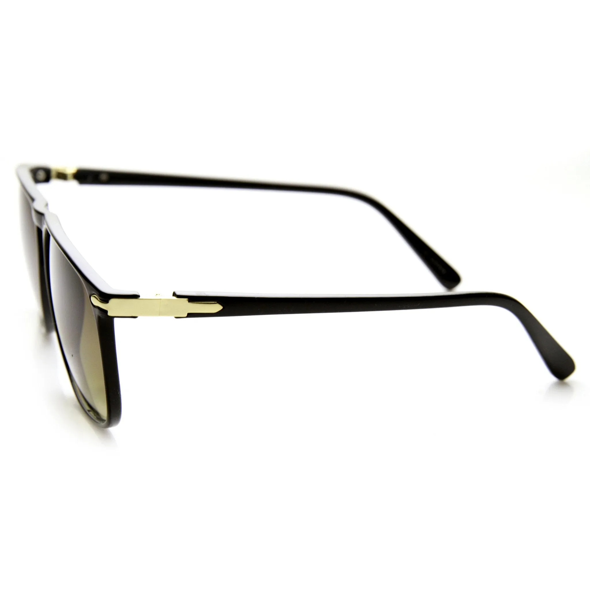 Vintage Inspired Dapper Flat Top Square Aviator Sunglasses 9484 sold by ZeroUV product image thumbnail 5