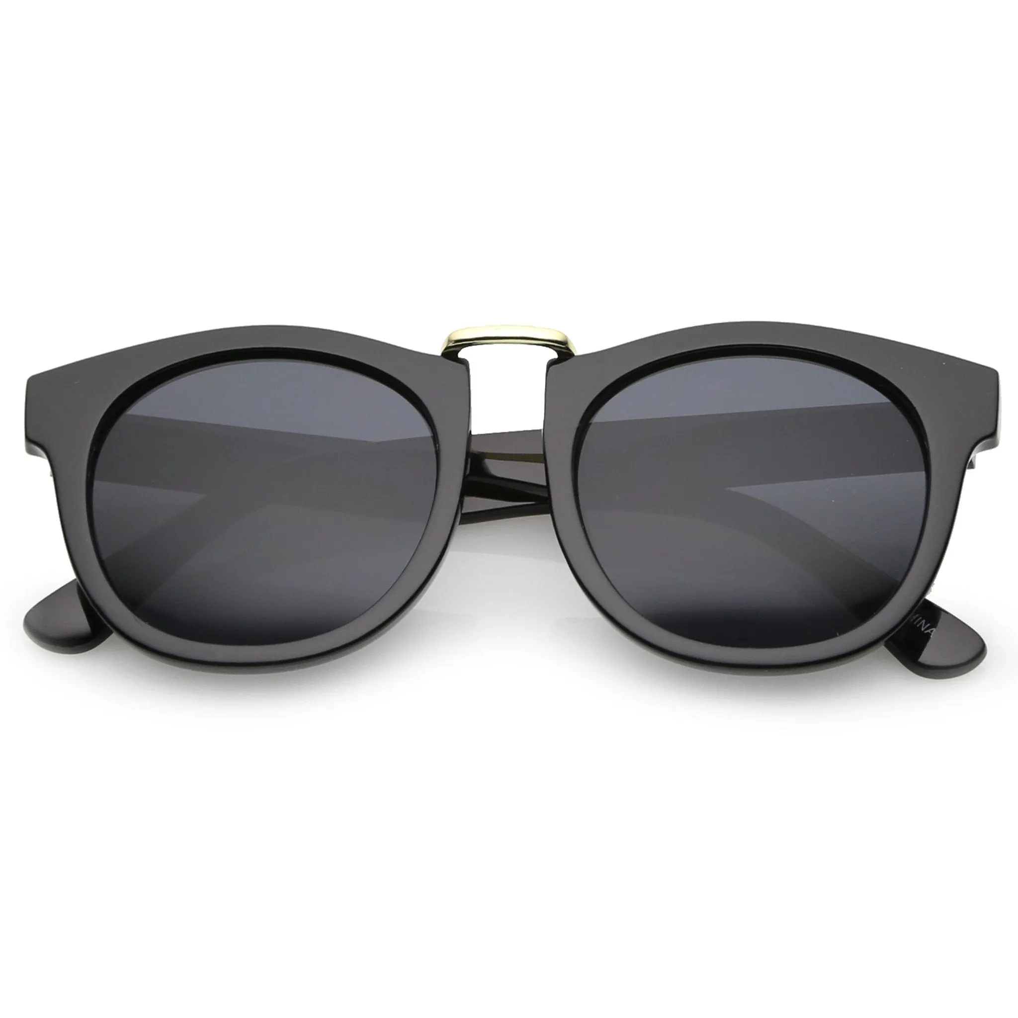 Retro Dapper Euro Horned Rim Sunglasses A741 sold by ZeroUV product image thumbnail 5
