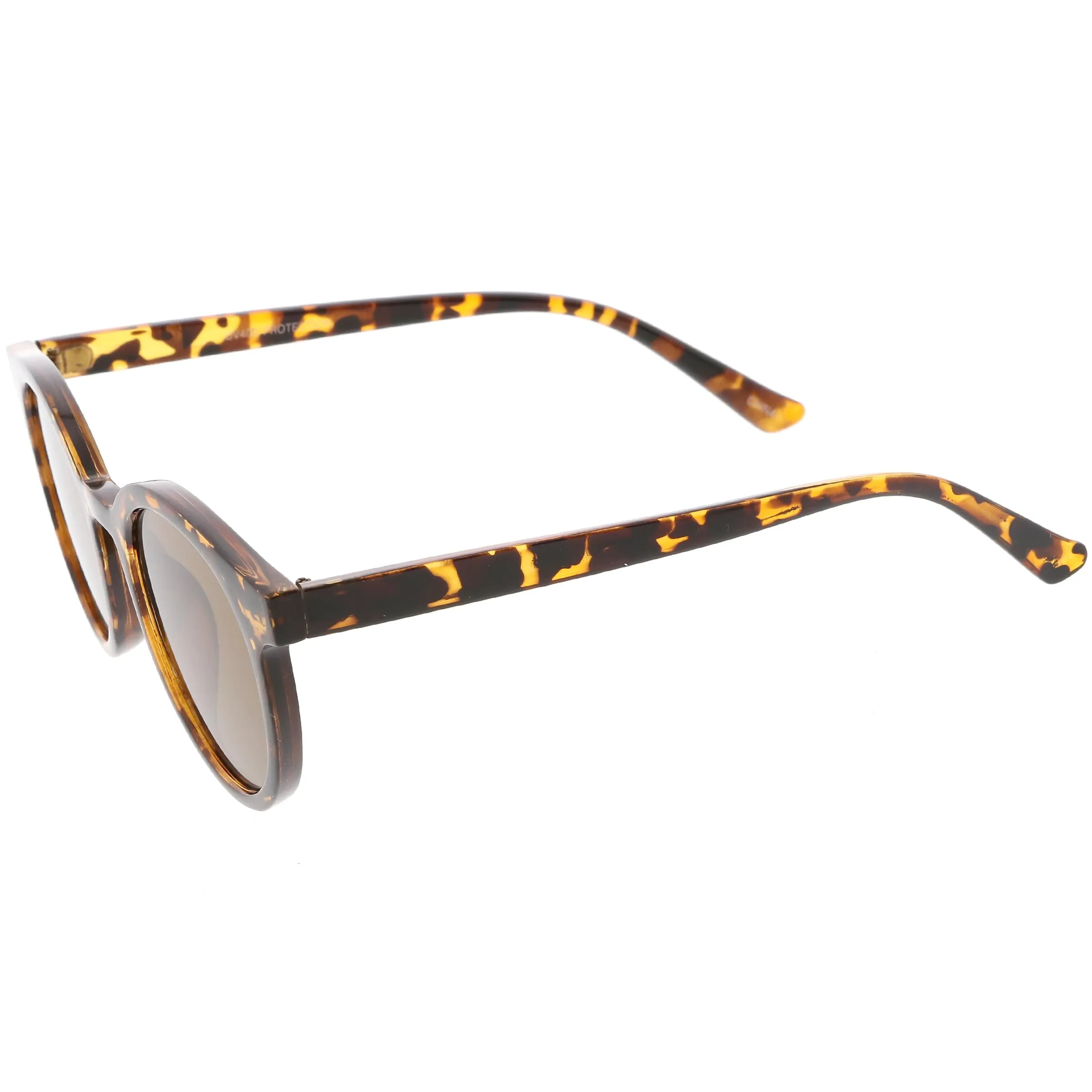 Dapper Indie Round Horned Rim Sunglasses C606 sold by ZeroUV product image thumbnail 3