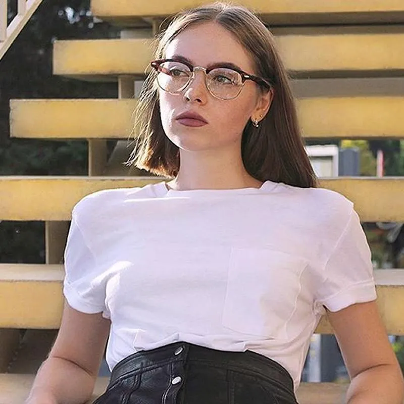 Vintage Optical RX Clear Lens Half Frame Glasses 2946 49mm sold by ZeroUV product image thumbnail 2