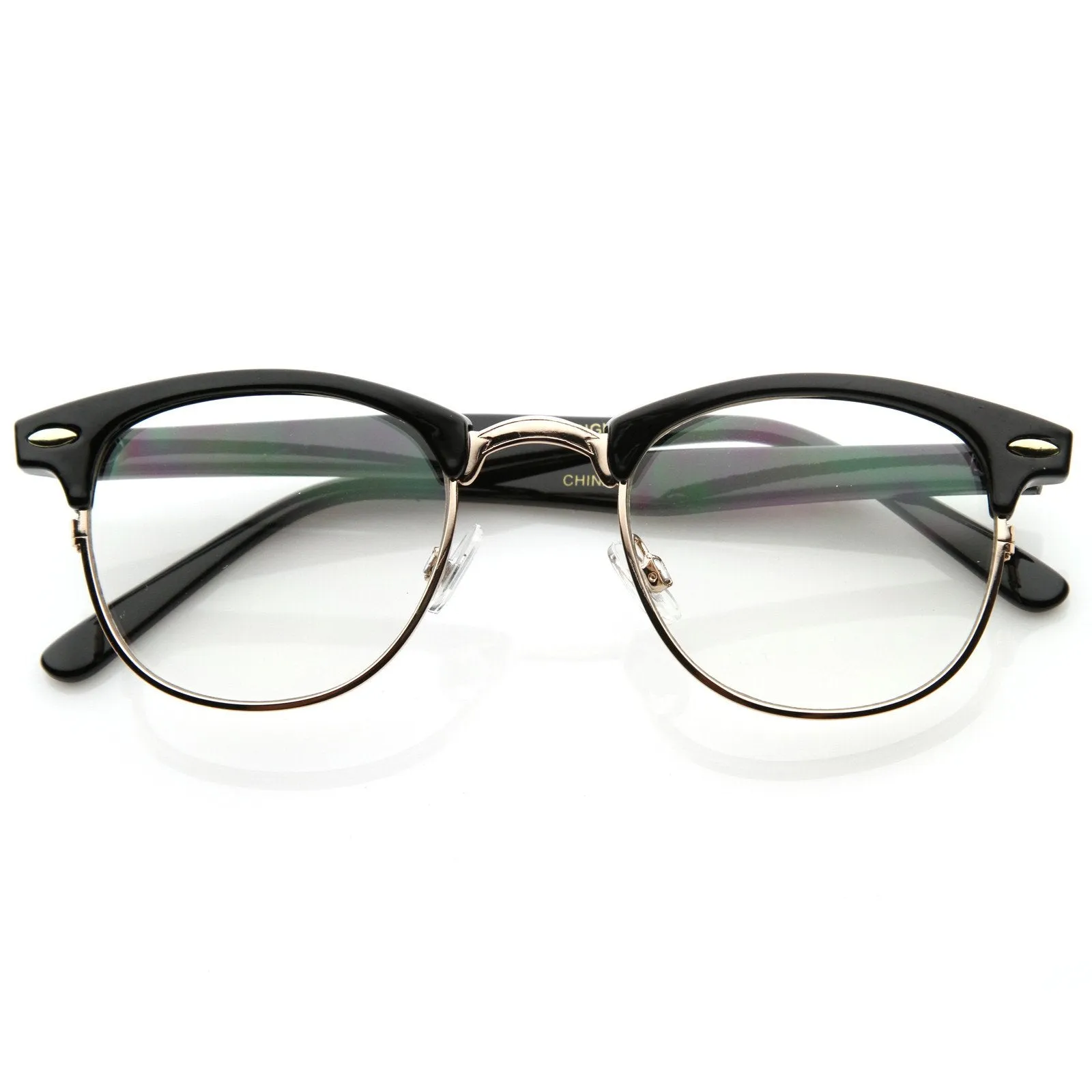 Vintage Optical RX Clear Lens Half Frame Glasses 2946 49mm sold by ZeroUV product image thumbnail 4