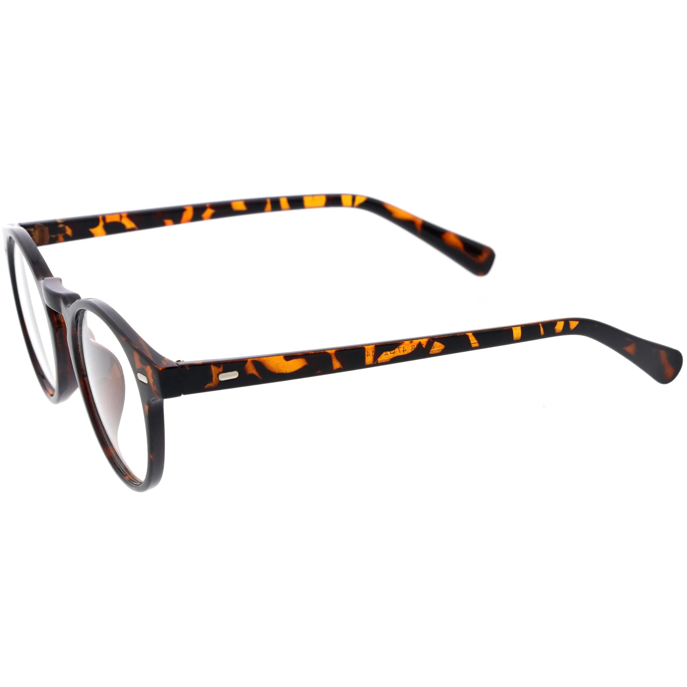 Classic Small Lightweight P3 Keyhole Blue Light Round Glasses D196 sold by ZeroUV product image thumbnail 3