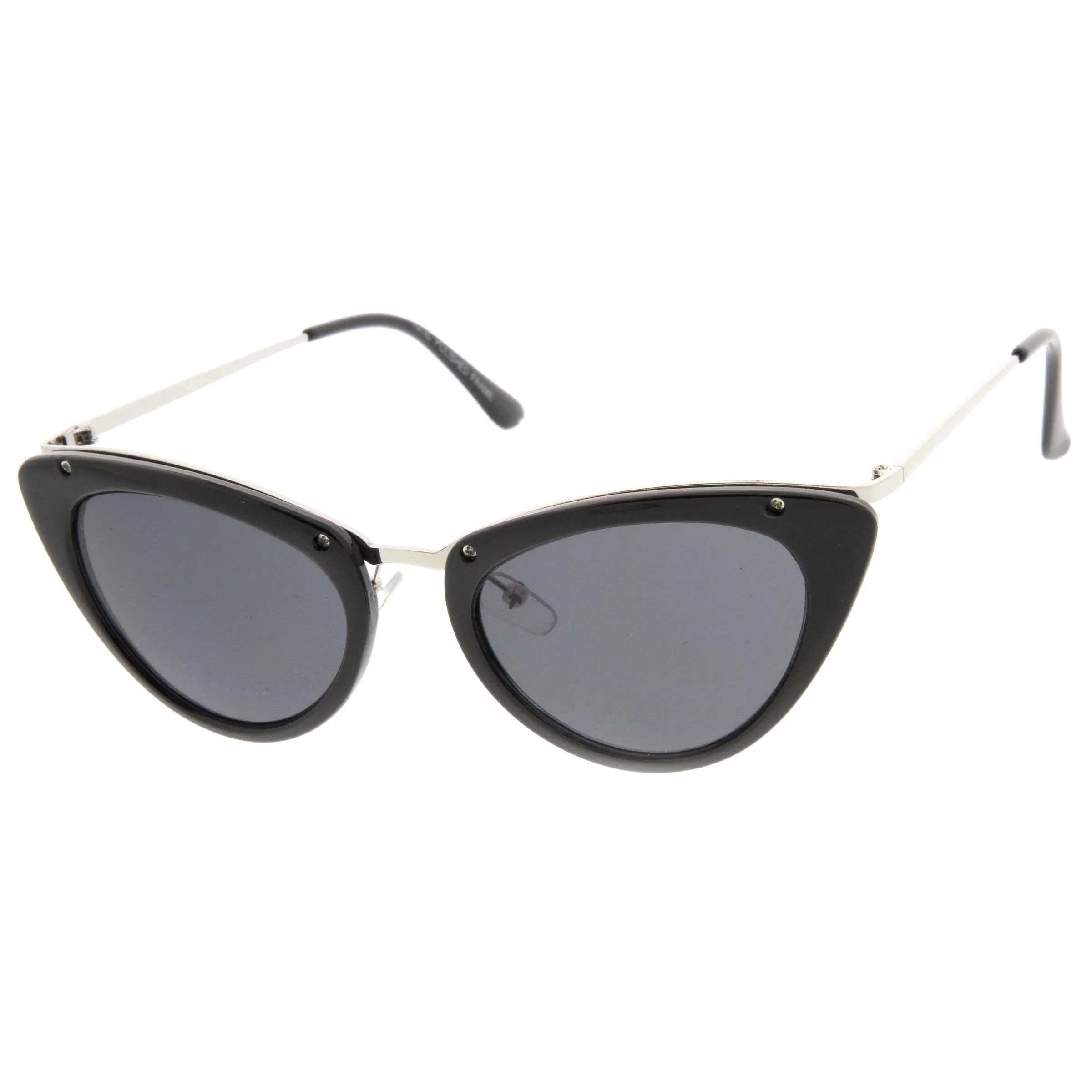 Womens 1950's Mod Vintage Inspired Redesign Cat Eye Sunglasses 9454 sold by ZeroUV product image thumbnail 2