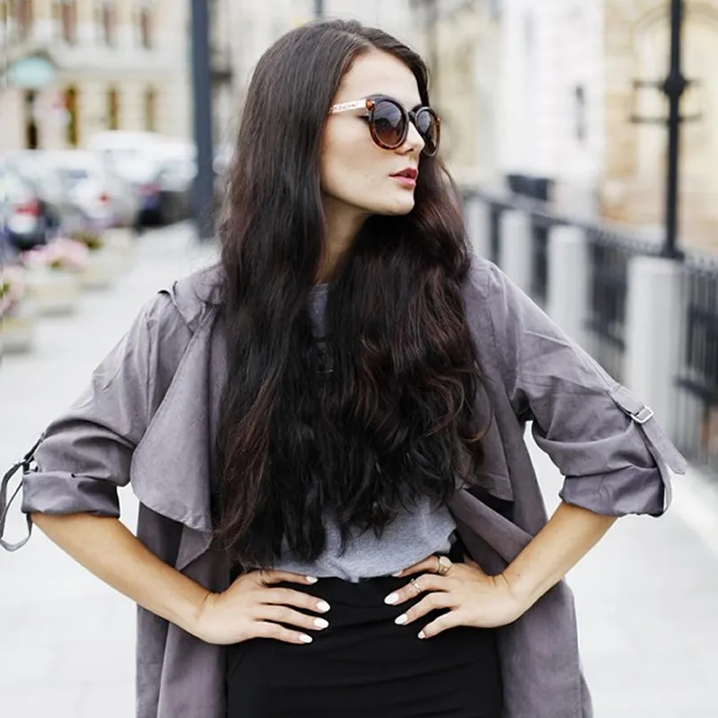 Women's Oversize Metal Pattern Cut Out Temple Round Sunglasses 9604 sold by ZeroUV product image thumbnail 2