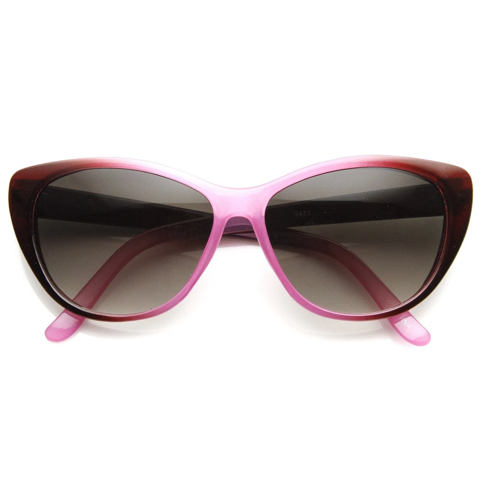 New Two Tone Fade Womens Cat Eye Sunglasses 8834 sold by ZeroUV product image thumbnail 3