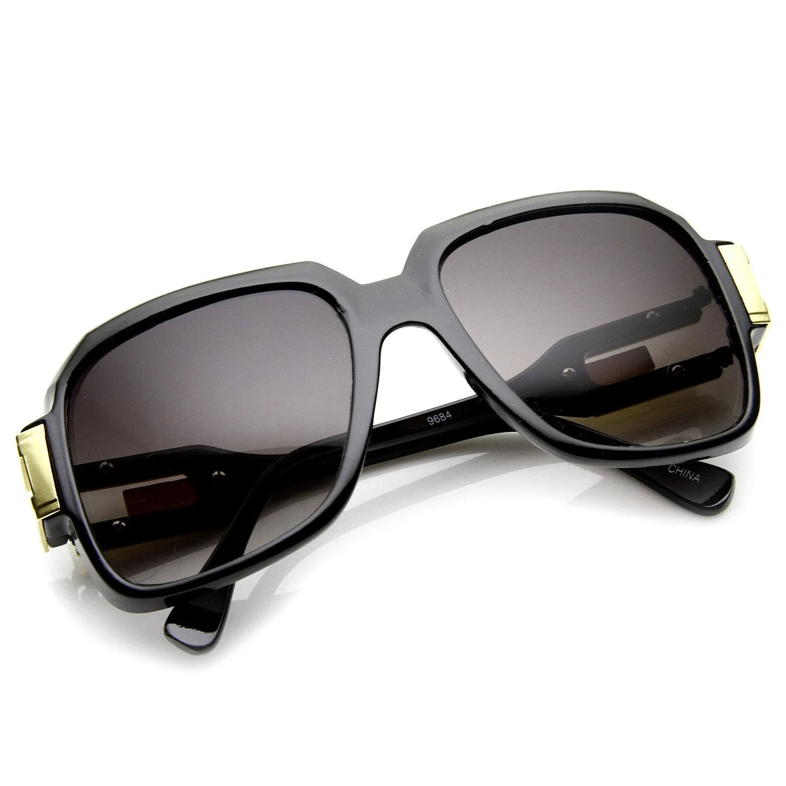 Hipster Large Square 80's Euro Aviator Sunglasses 8903 sold by ZeroUV product image thumbnail 4