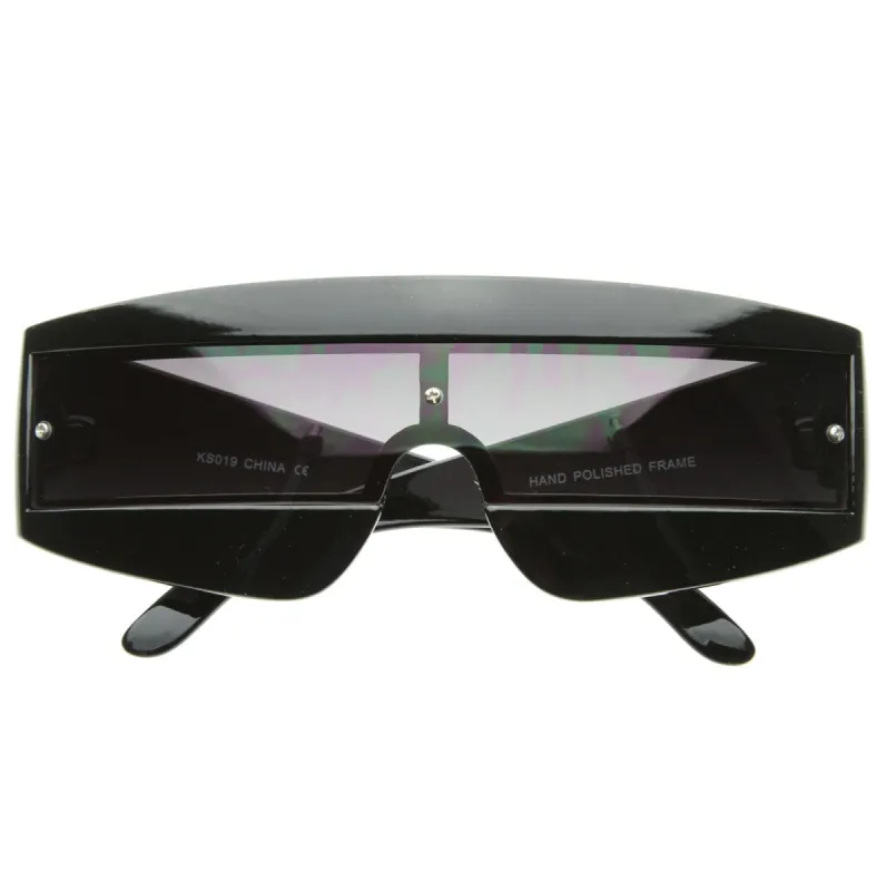 Retro Futuristic 1980's Fashion Shield Novelty Sunglasses 8399 sold by ZeroUV