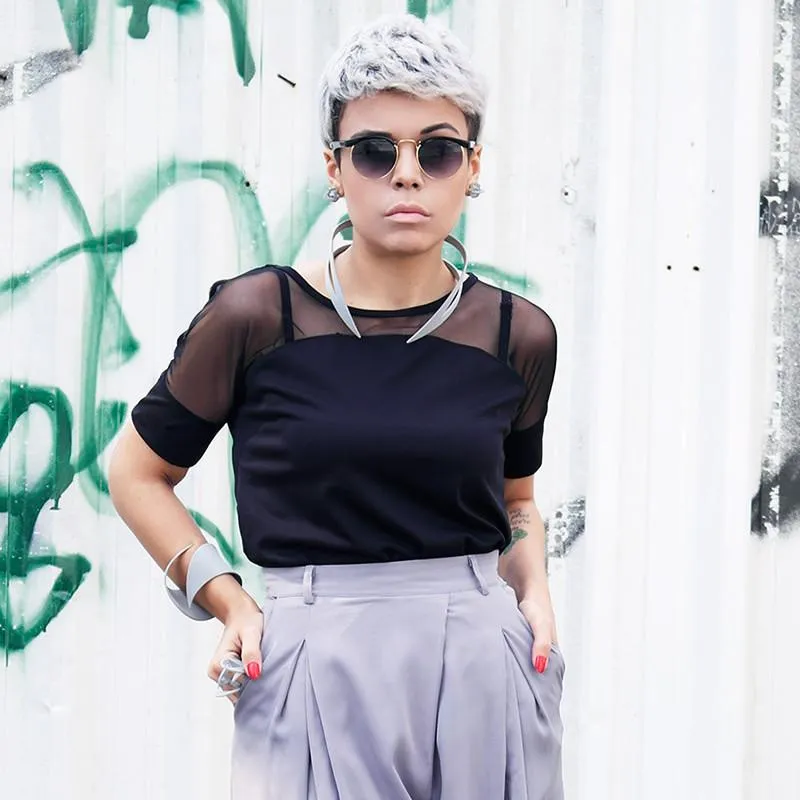 Dapper Vintage Inspired Indie Half Frame Round Sunglasses 9455 sold by ZeroUV product image thumbnail 2