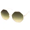 Oversize Women's Retro Hexagon Shape Sunglasses A654 sold by ZeroUV