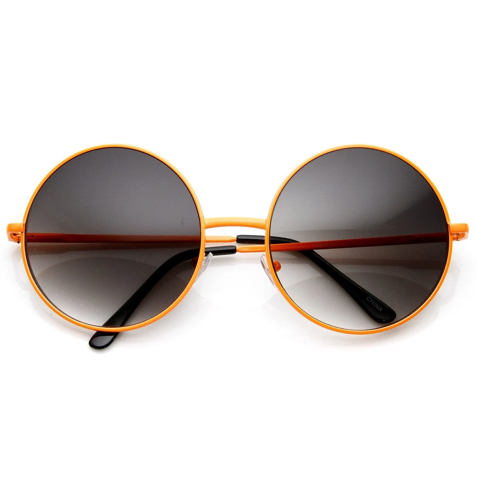 Womens Retro Oversize Metal Round Circle Sunglasses 8904 sold by ZeroUV