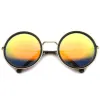 Women's Round Metal Mirrored Lens Sunglasses A039 sold by ZeroUV