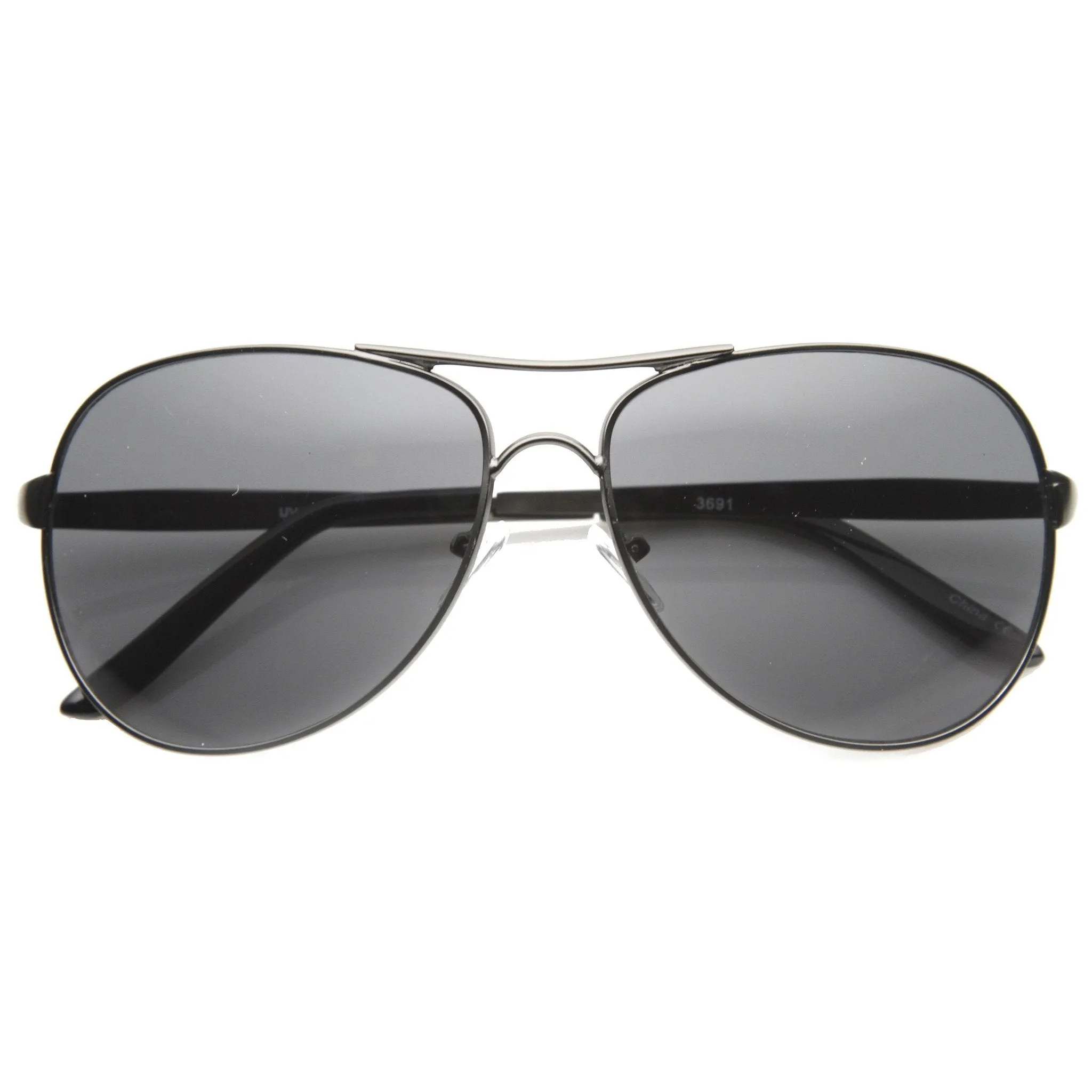 Classic European Full Metal Aviator Sunglasses 9877 sold by ZeroUV product image thumbnail 2