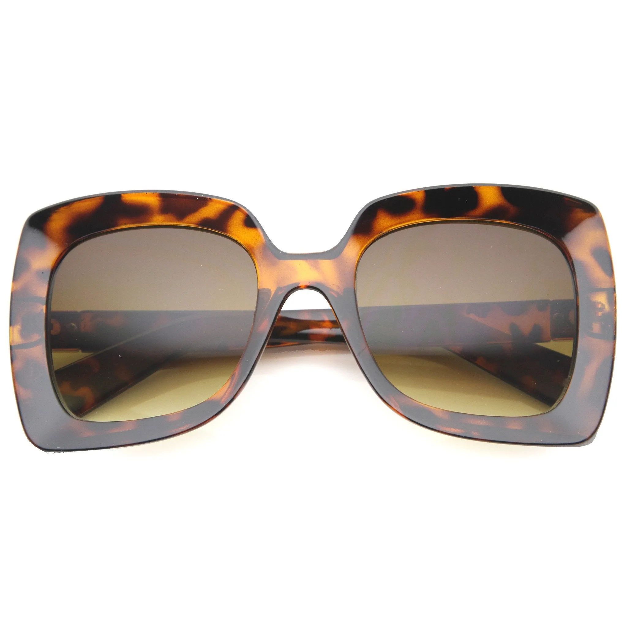 Women's Deep Square Butterfly Frame Oversize Sunglasses A019 sold by ZeroUV