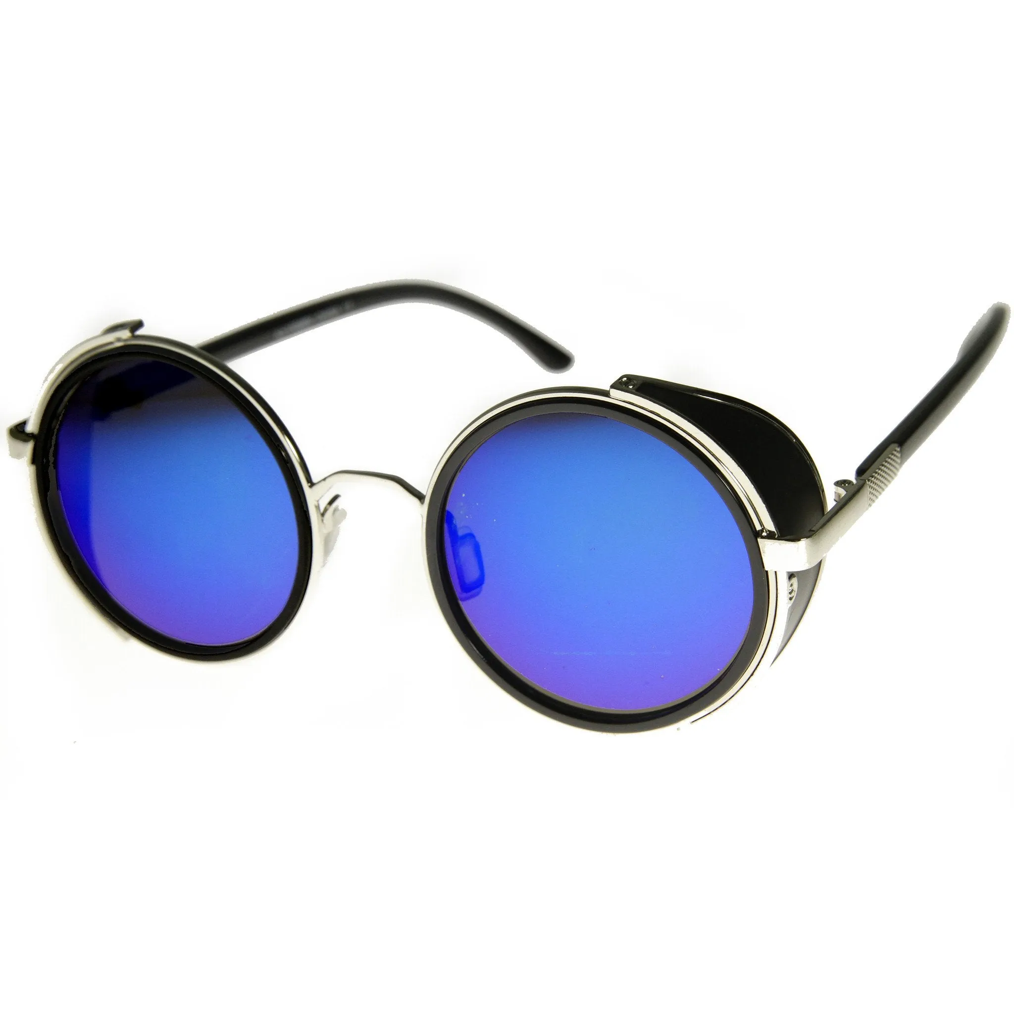 Vintage Steampunk Studio Cover Mirrored Lens Sunglasses 9583 sold by ZeroUV product image thumbnail 5