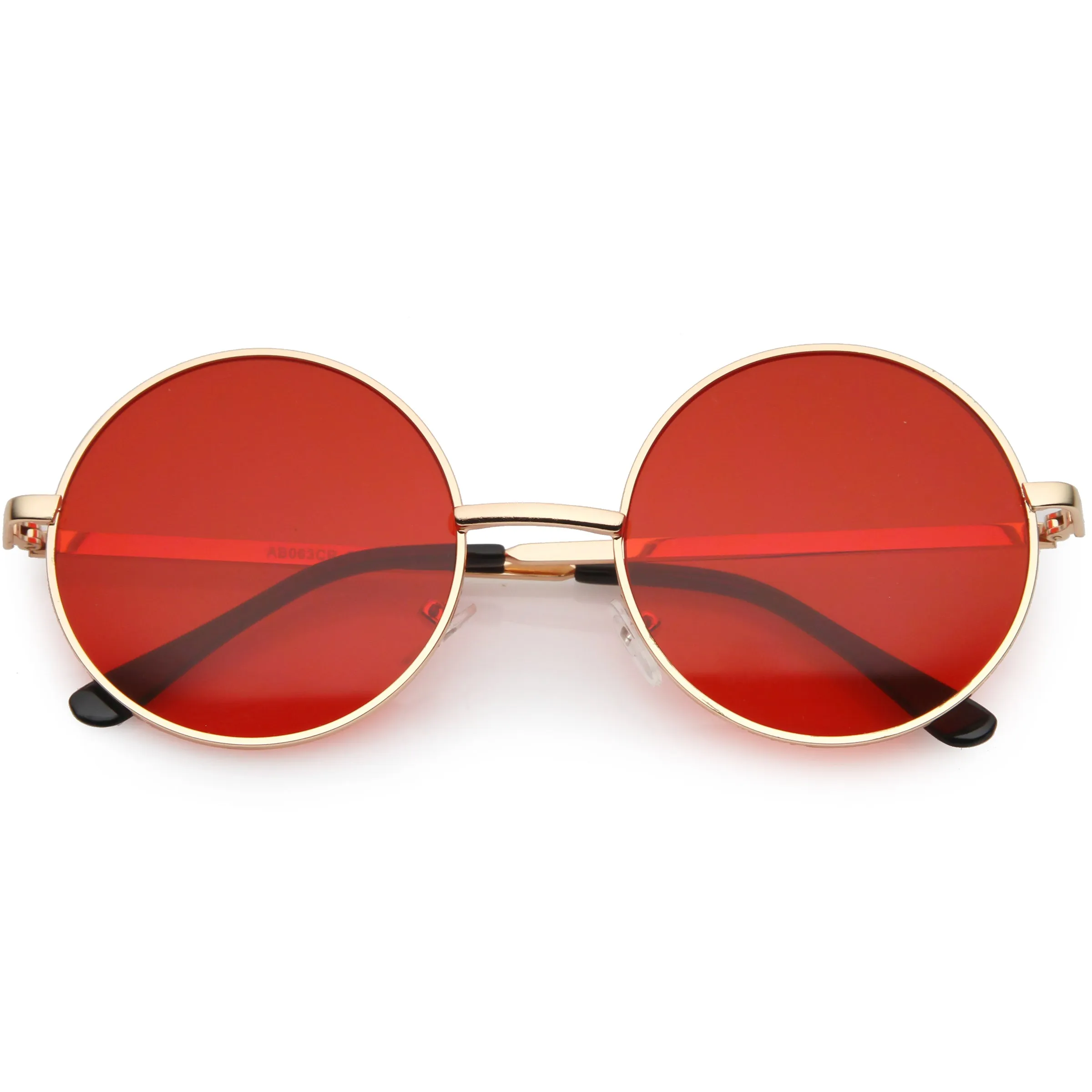 Retro Hippie Round Color Tone Metal Sunglasses 9892 sold by ZeroUV