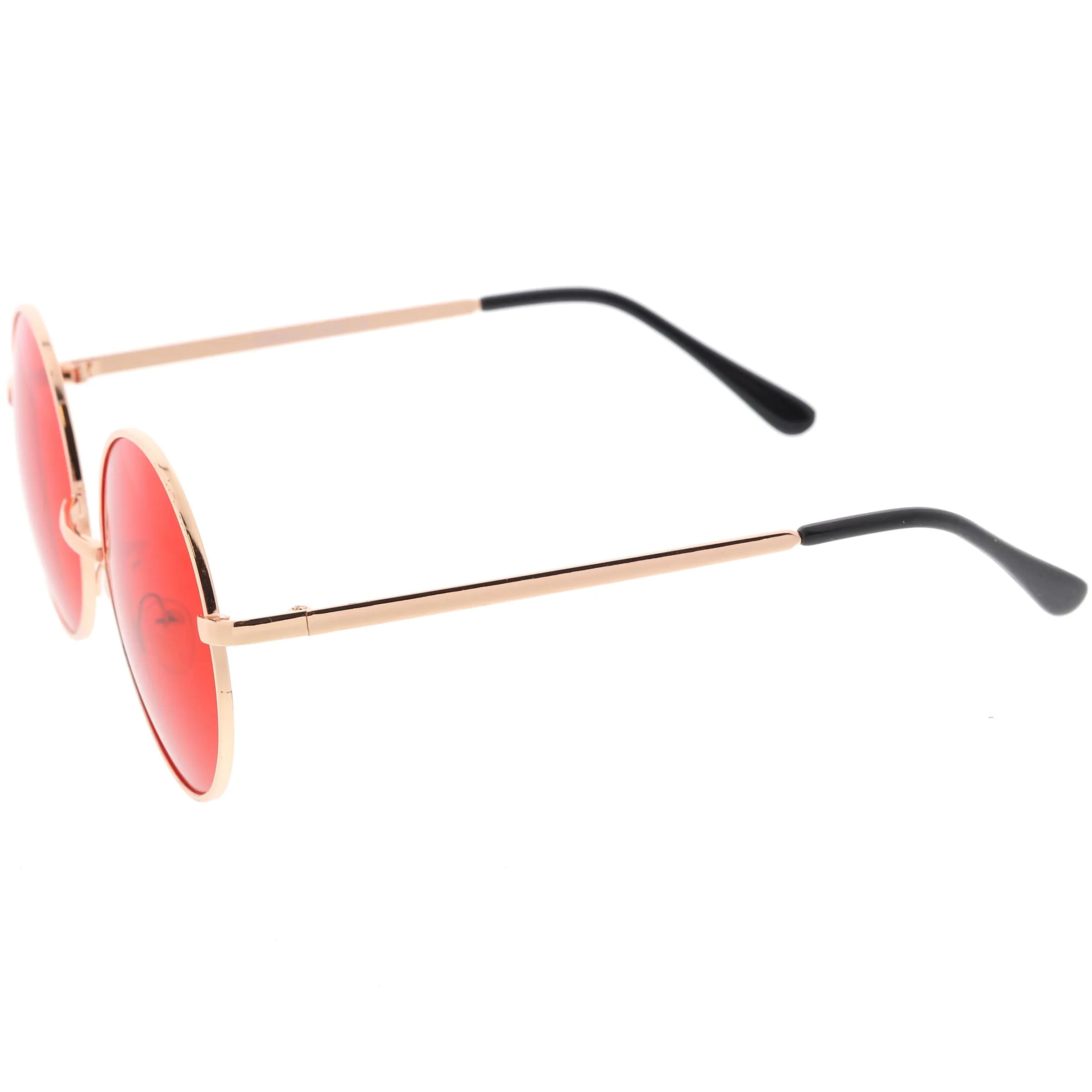 Retro Hippie Round Color Tone Metal Sunglasses 9892 sold by ZeroUV product image thumbnail 2