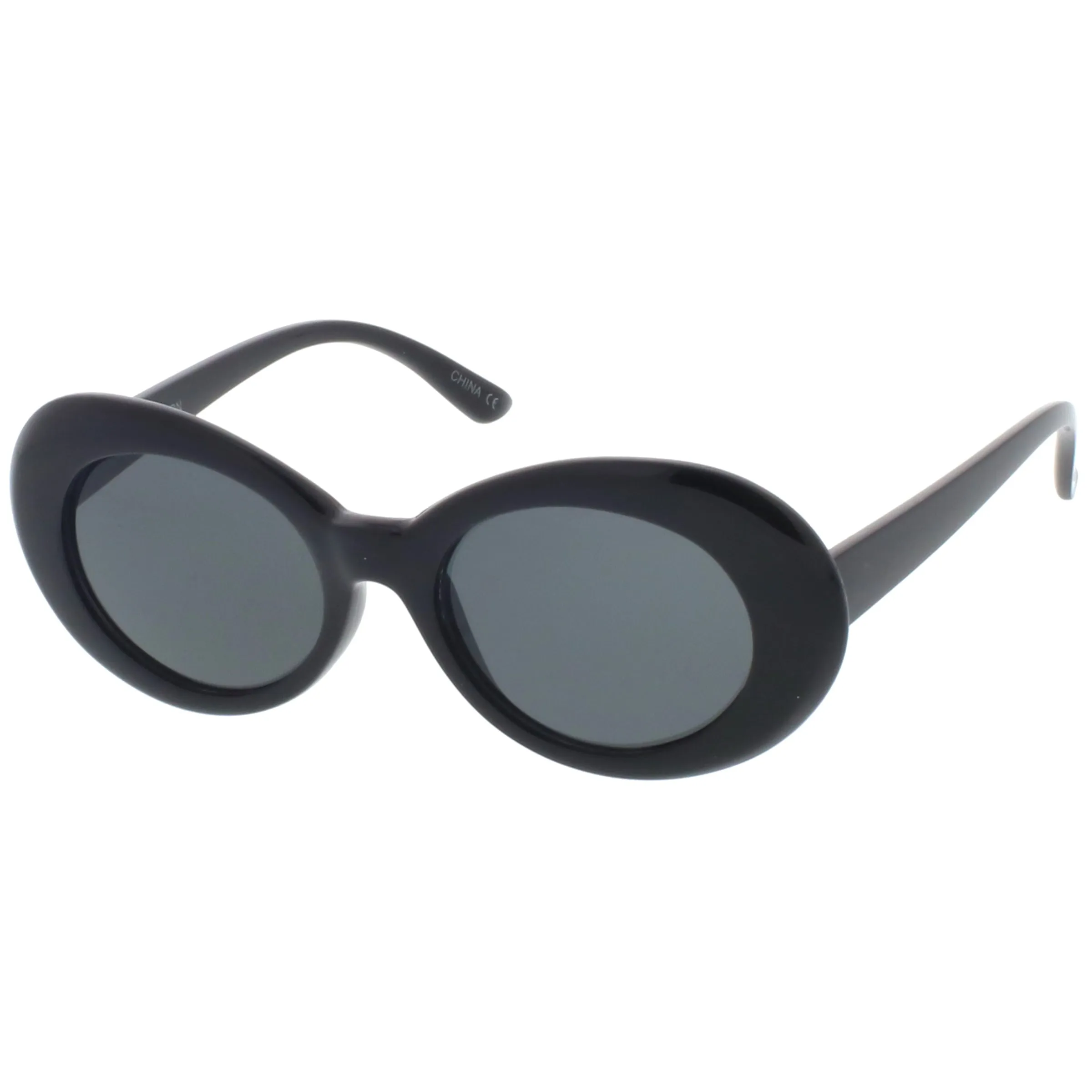 Retro 1990's Fashion Oval Clout Goggle Sunglasses 51mm C381 sold by ZeroUV product image thumbnail 5