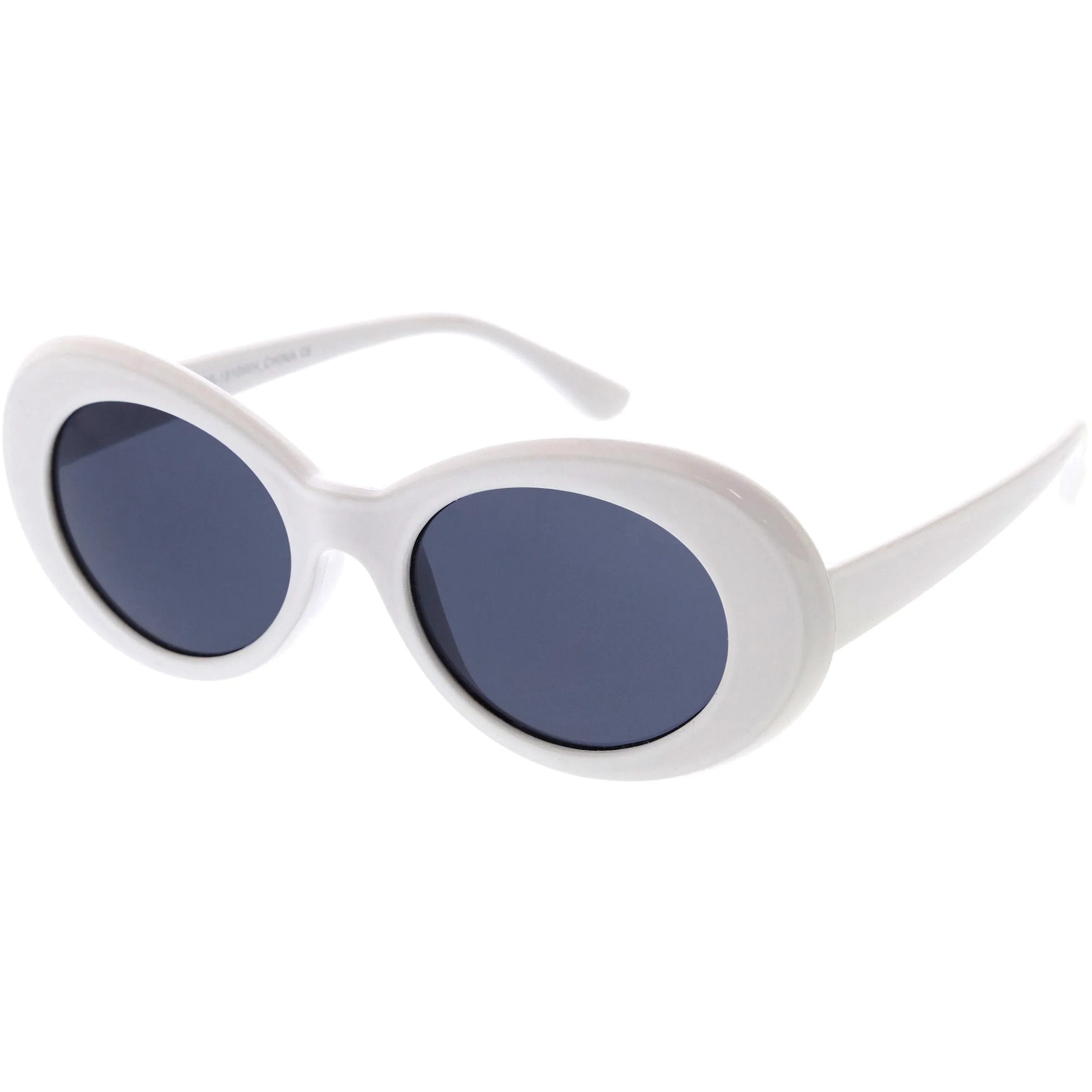 Retro 1990's Fashion Oval Clout Goggle Sunglasses 51mm C381 sold by ZeroUV product image thumbnail 3