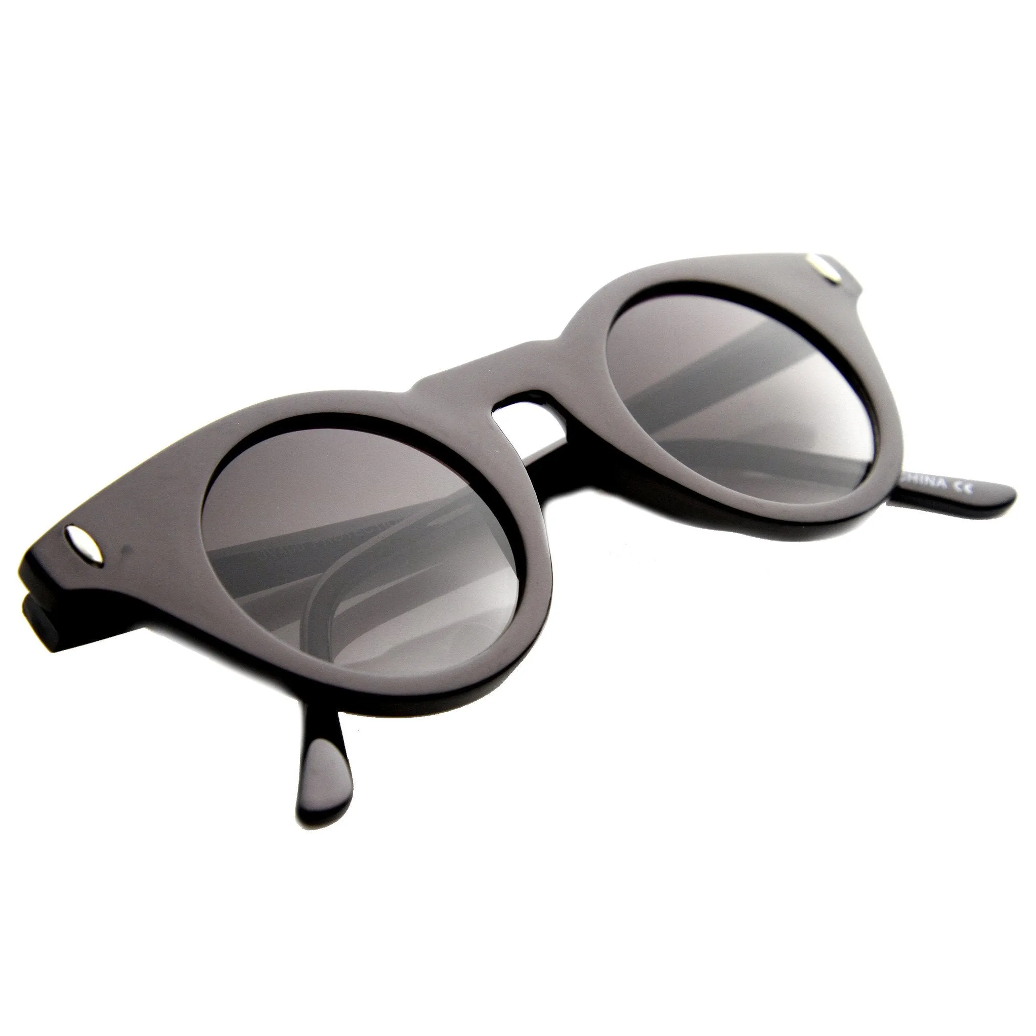 Vintage Inspired Round Cat Eye Sunglasses 9700 sold by ZeroUV product image thumbnail 4