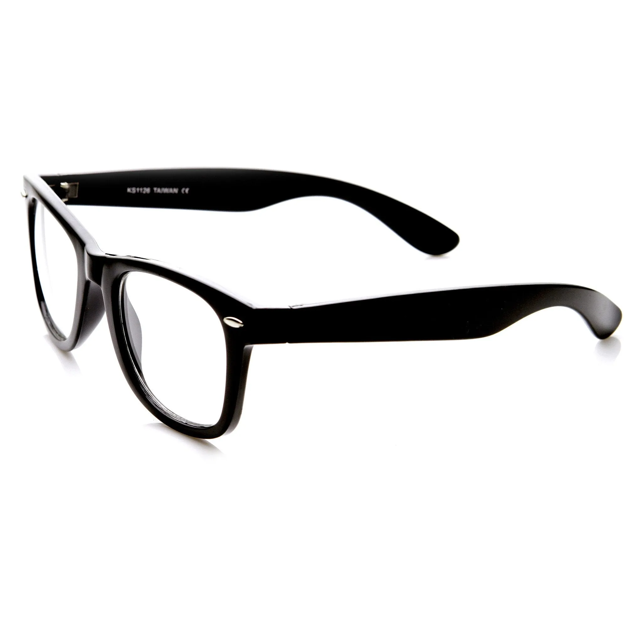 Retro Classic Horned Rim Frame RX Optical Clear Lens Glasses 8708 sold by ZeroUV product image thumbnail 3