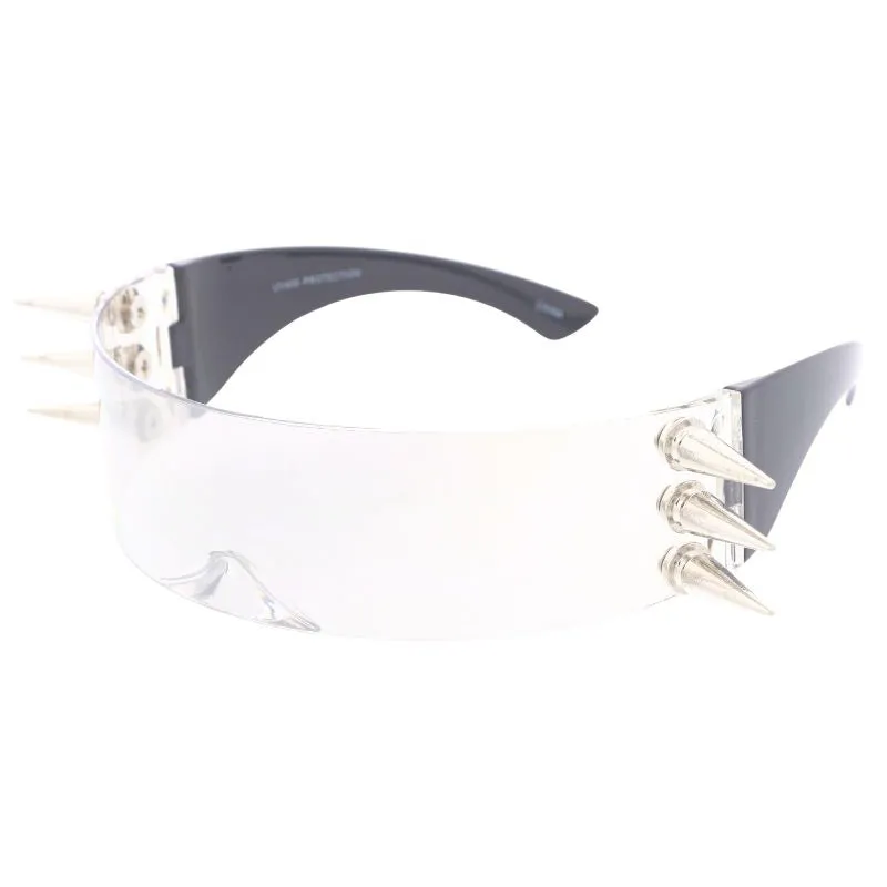 Futuristic Wrap Around Spike Sunglasses D329 sold by ZeroUV product image thumbnail 3