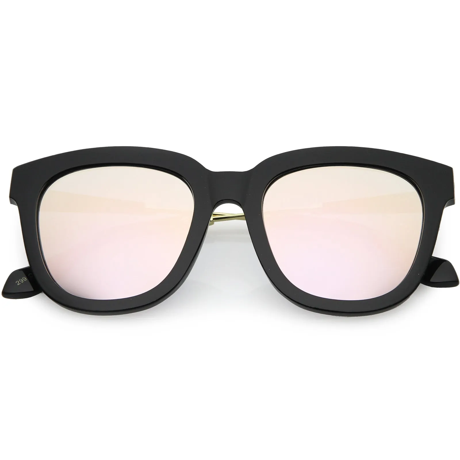 Women's Oversize Horned Rim Thick Square Sunglasses C843 sold by ZeroUV