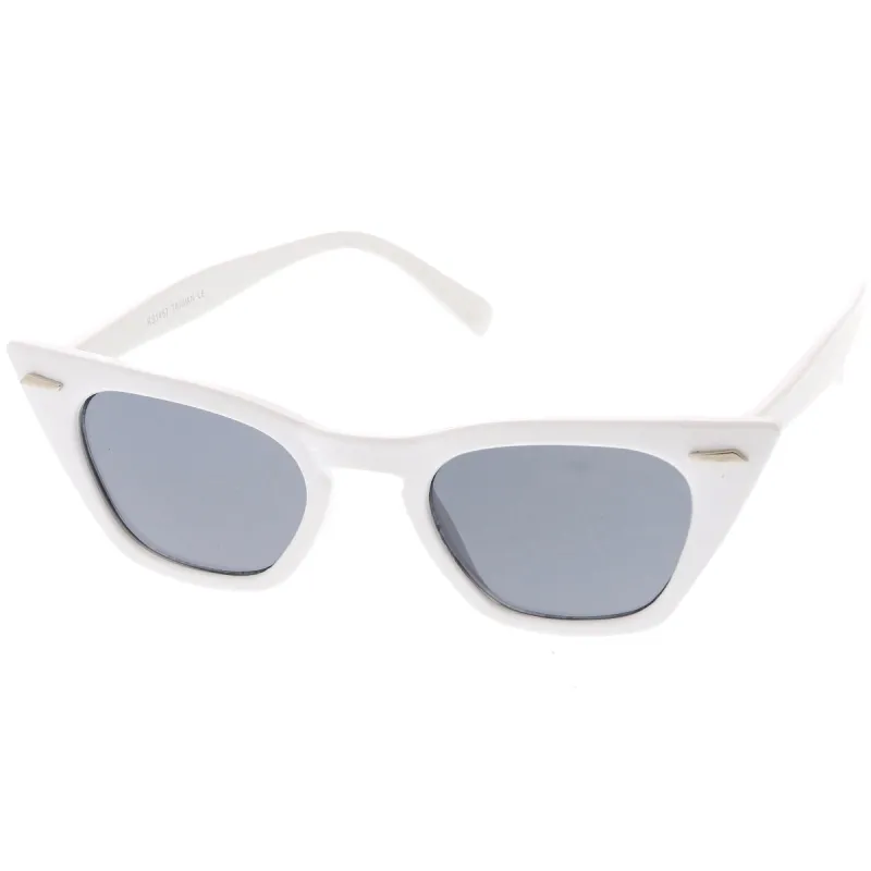 Womens Sharp Pointed Flat Top Cat Eye Retro Sunglasses 8683 sold by ZeroUV