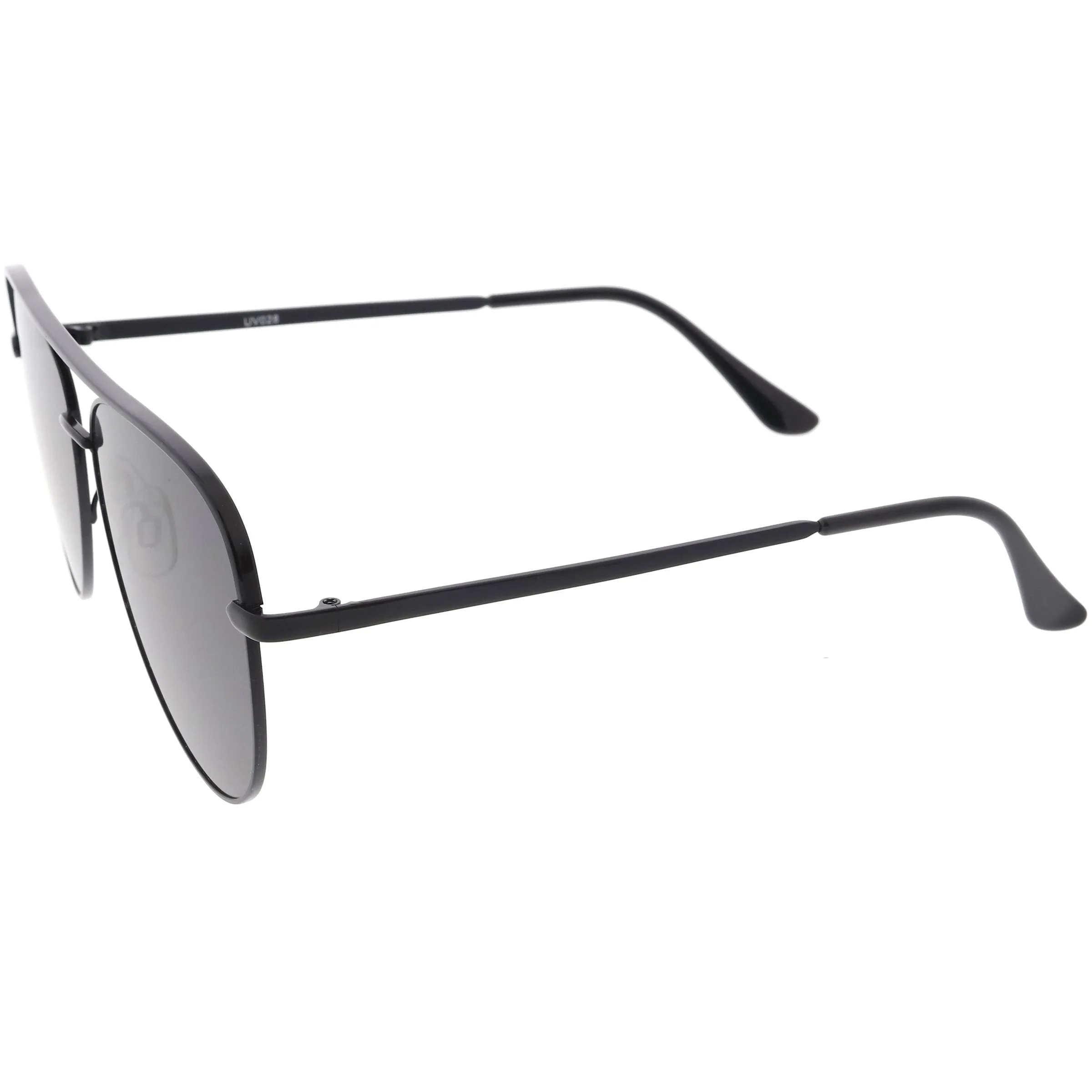 Retro Modern Oversize Flat Lens Aviator Sunglasses C791 54mm sold by ZeroUV product image thumbnail 4