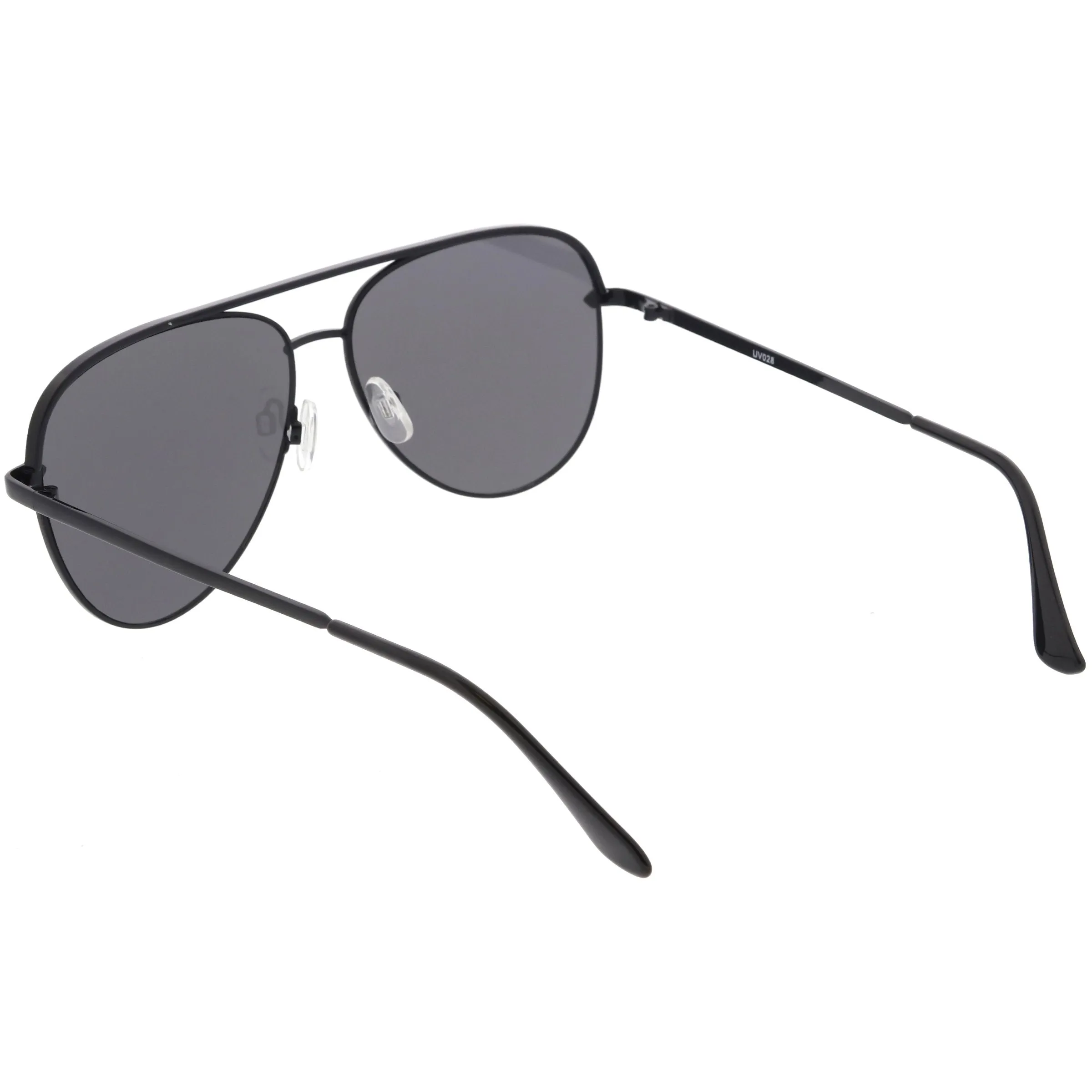 Retro Modern Oversize Flat Lens Aviator Sunglasses C791 54mm sold by ZeroUV product image thumbnail 5