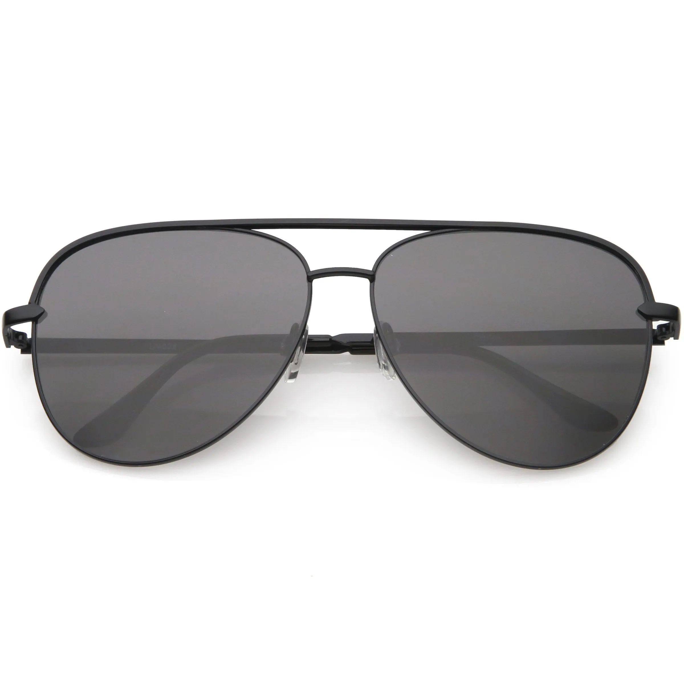 Retro Modern Oversize Flat Lens Aviator Sunglasses C791 54mm sold by ZeroUV product image thumbnail 2