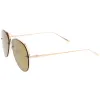 Modern Rimless Mirrored Flat Lens Aviator Sunglasses 60mm A849 sold by ZeroUV