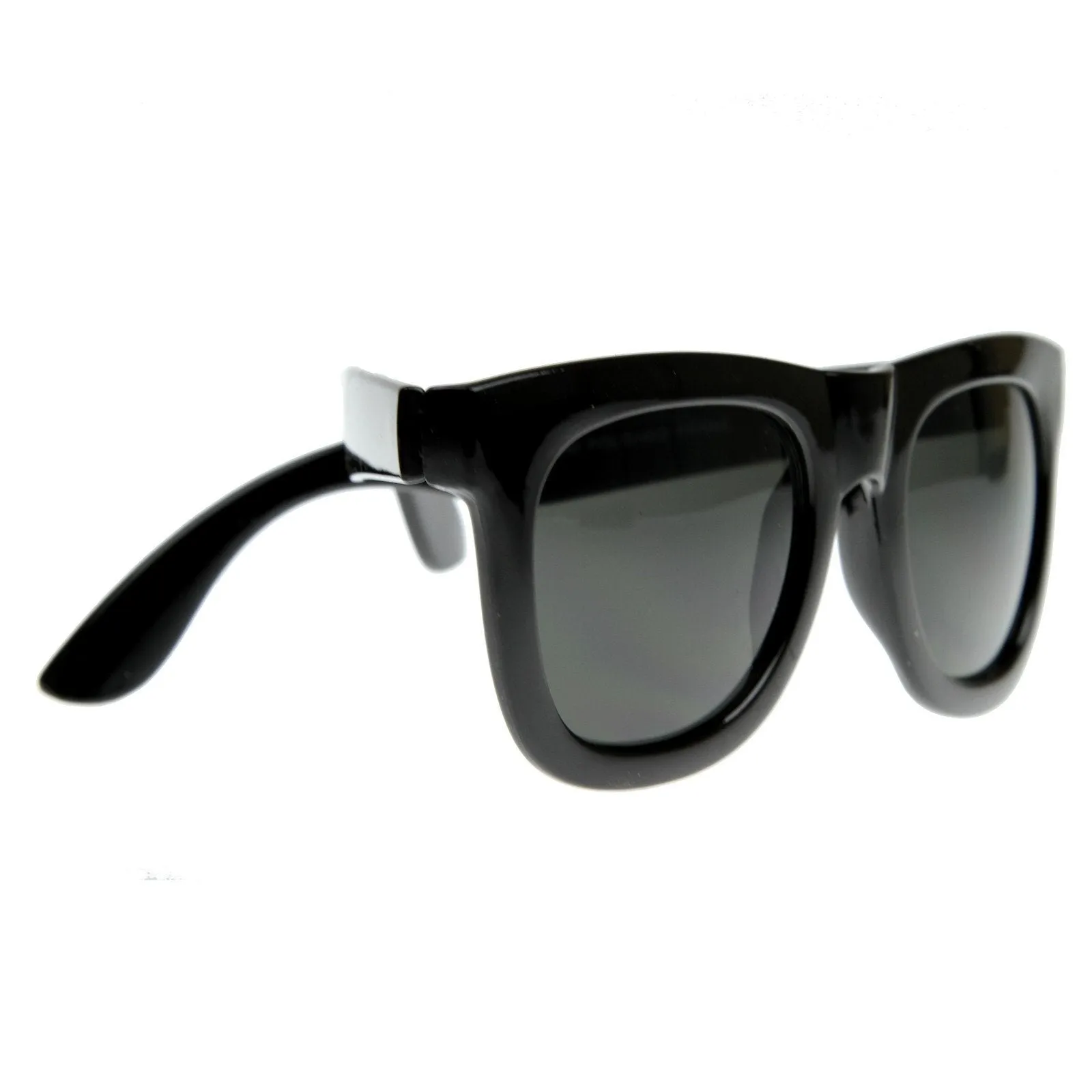 Designer Super Retro Thick Frame Indie Horned Rim Sunglasses 8164 sold by ZeroUV product image thumbnail 4