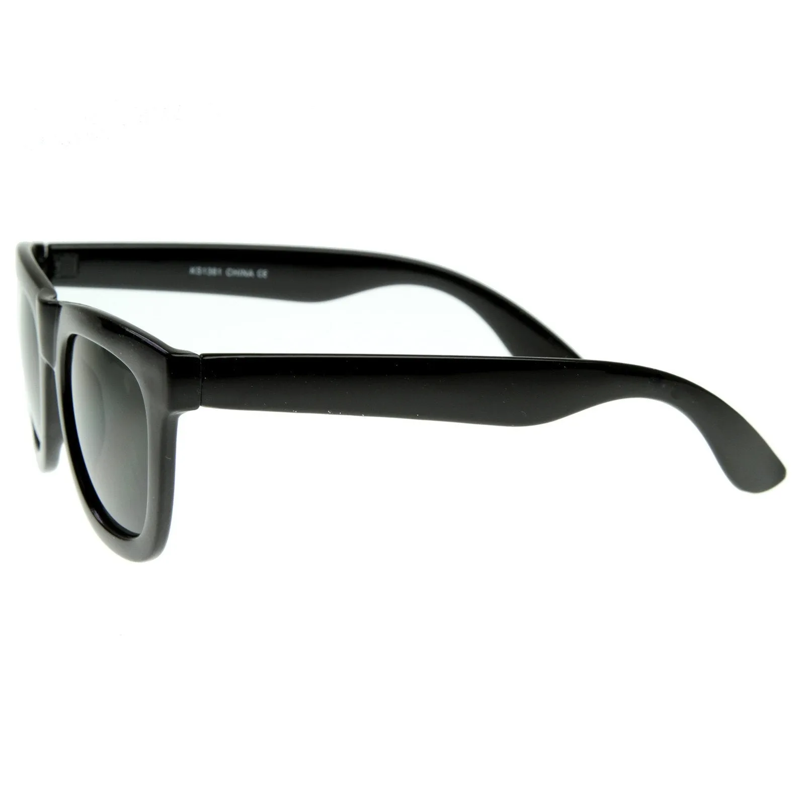 Designer Super Retro Thick Frame Indie Horned Rim Sunglasses 8164 sold by ZeroUV product image thumbnail 3